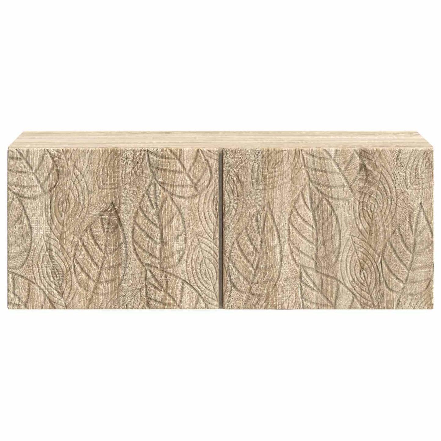 Wandmontierter TV-Schrank 98 x 31 cm Sonoma-Eiche Holzwerkstoff