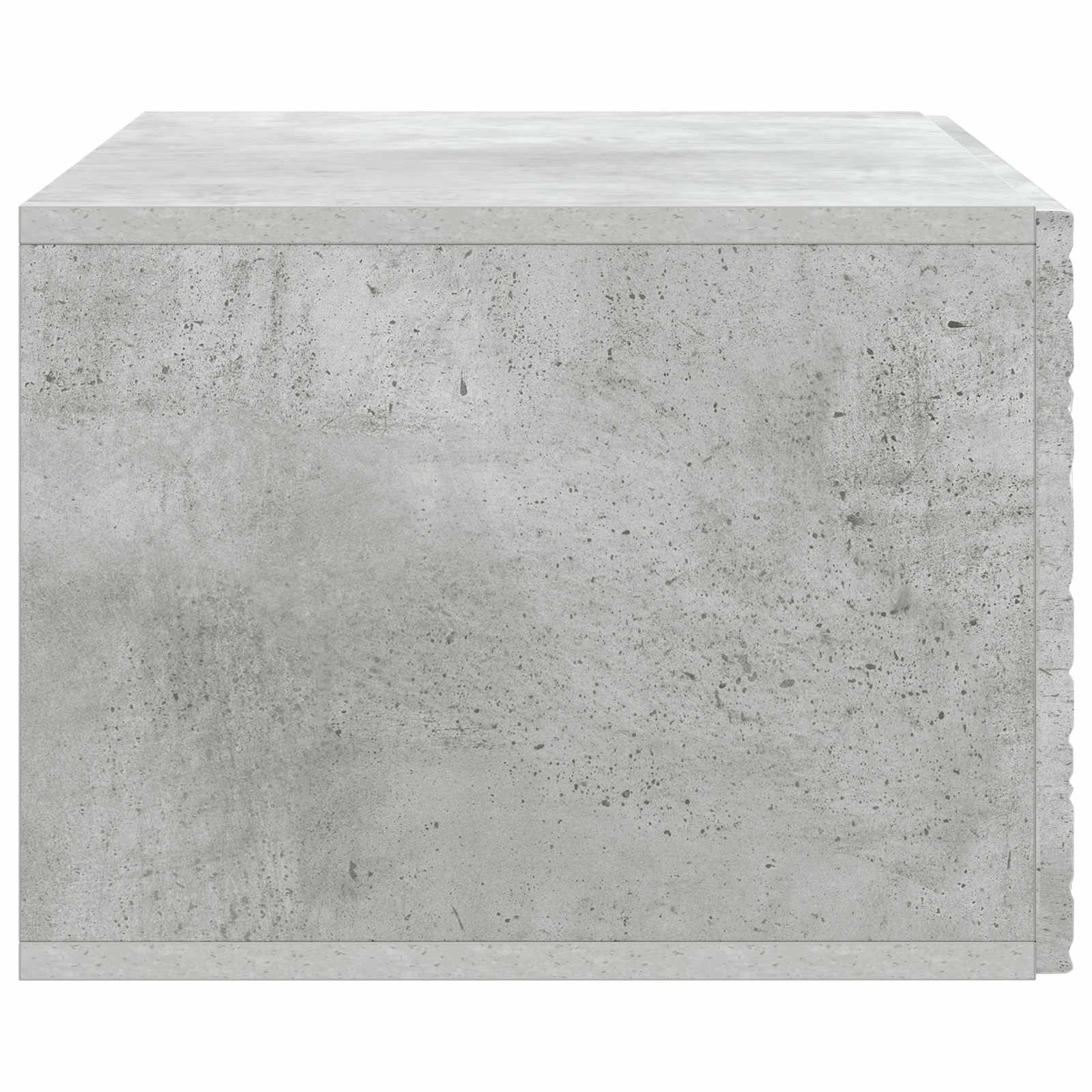 Wandmontierter TV-Schrank 98 x 31 cm Betongrau Holzwerkstoff