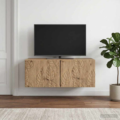 Wandmontierter TV-Schrank 98 x 31 cm Artisan-Eiche