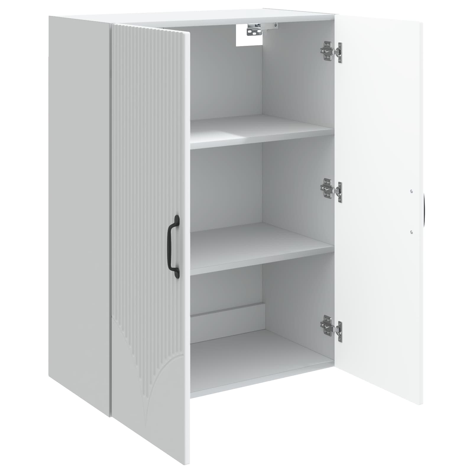 Wandschrank Weiß 66 x 34,5 x 90 cm Holzwerkstoff
