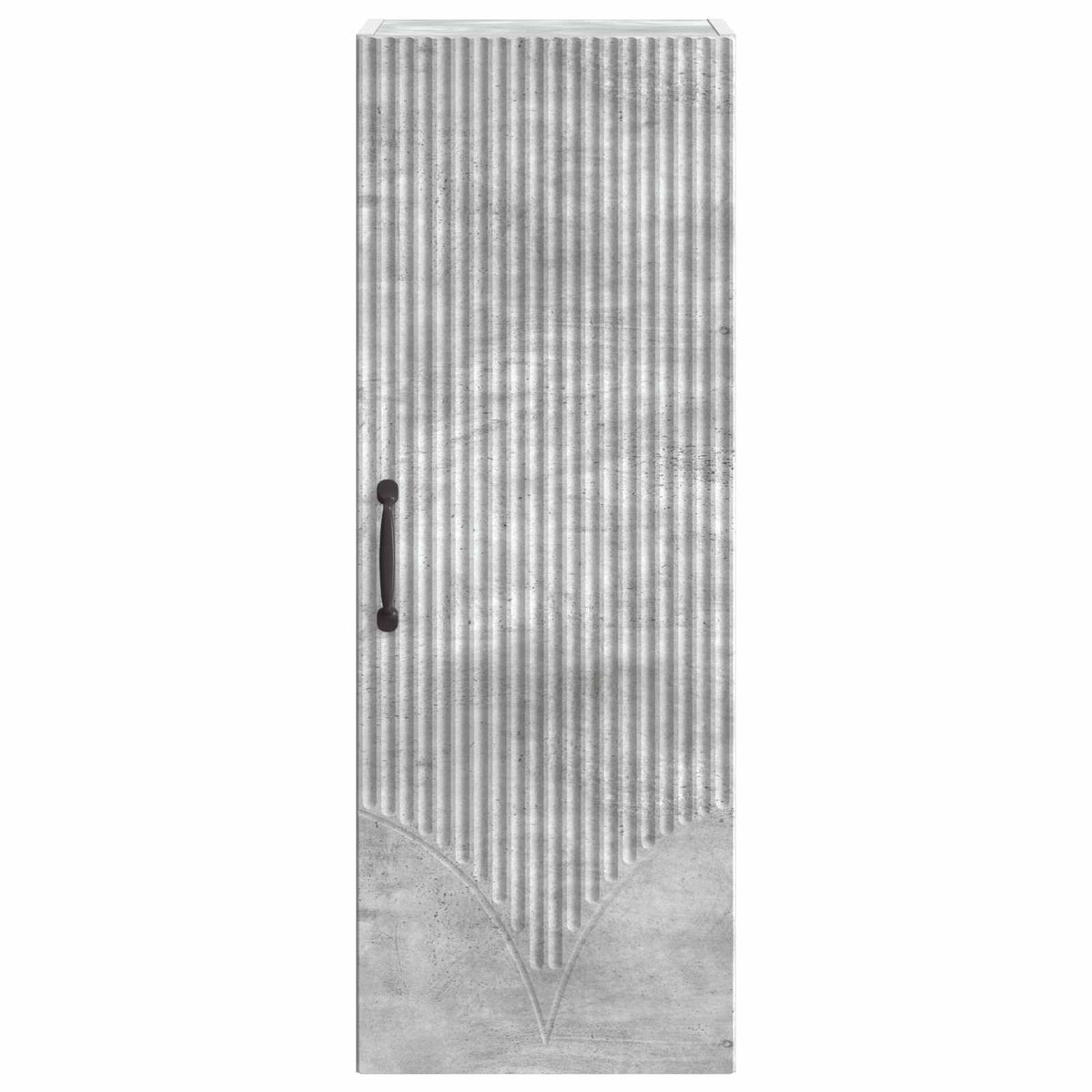 Wandschrank 33 x 34,5 x 90 cm Holzwerkstoff Betongrau