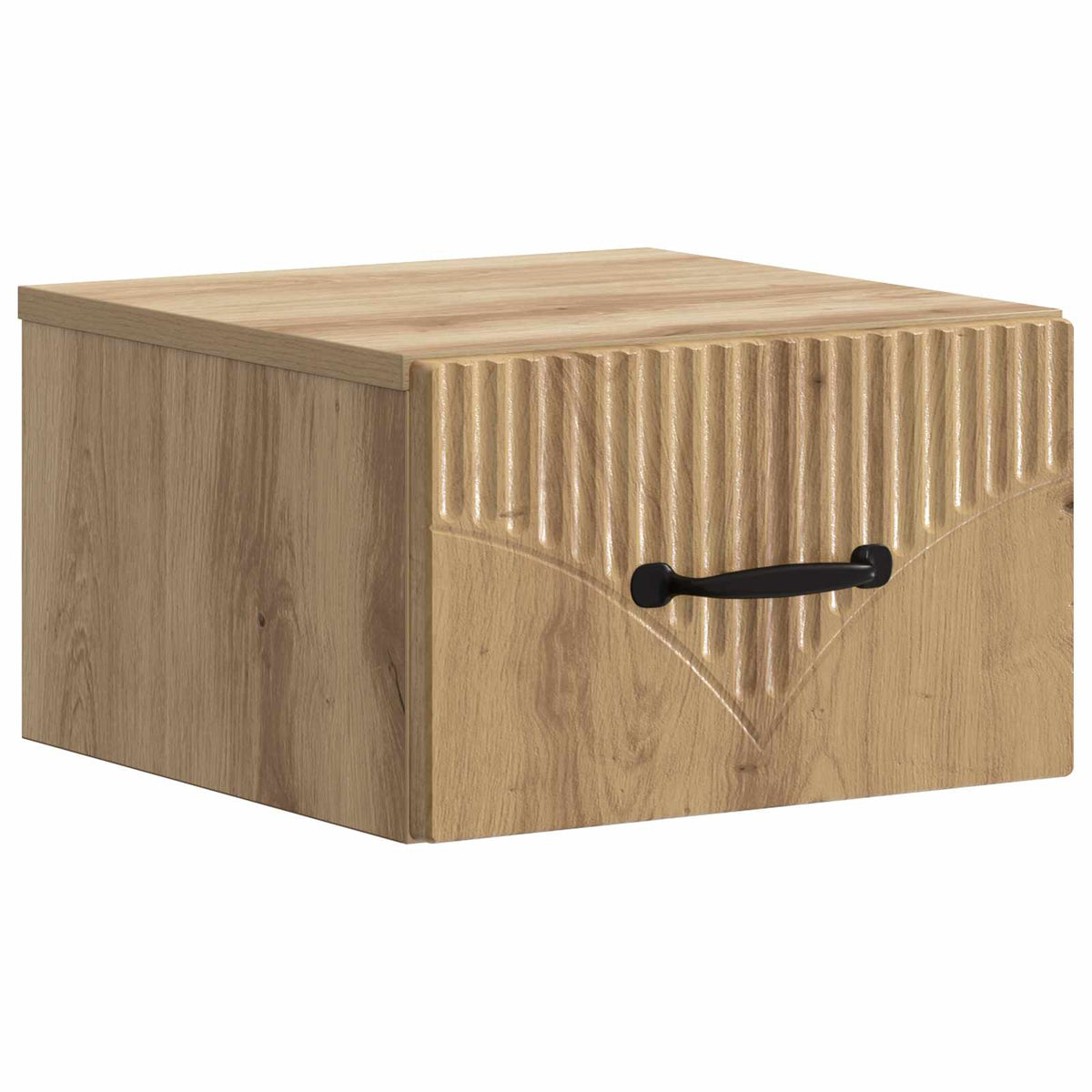 Wandmontierter Nachttisch 2 stk. Artisan-Eiche
