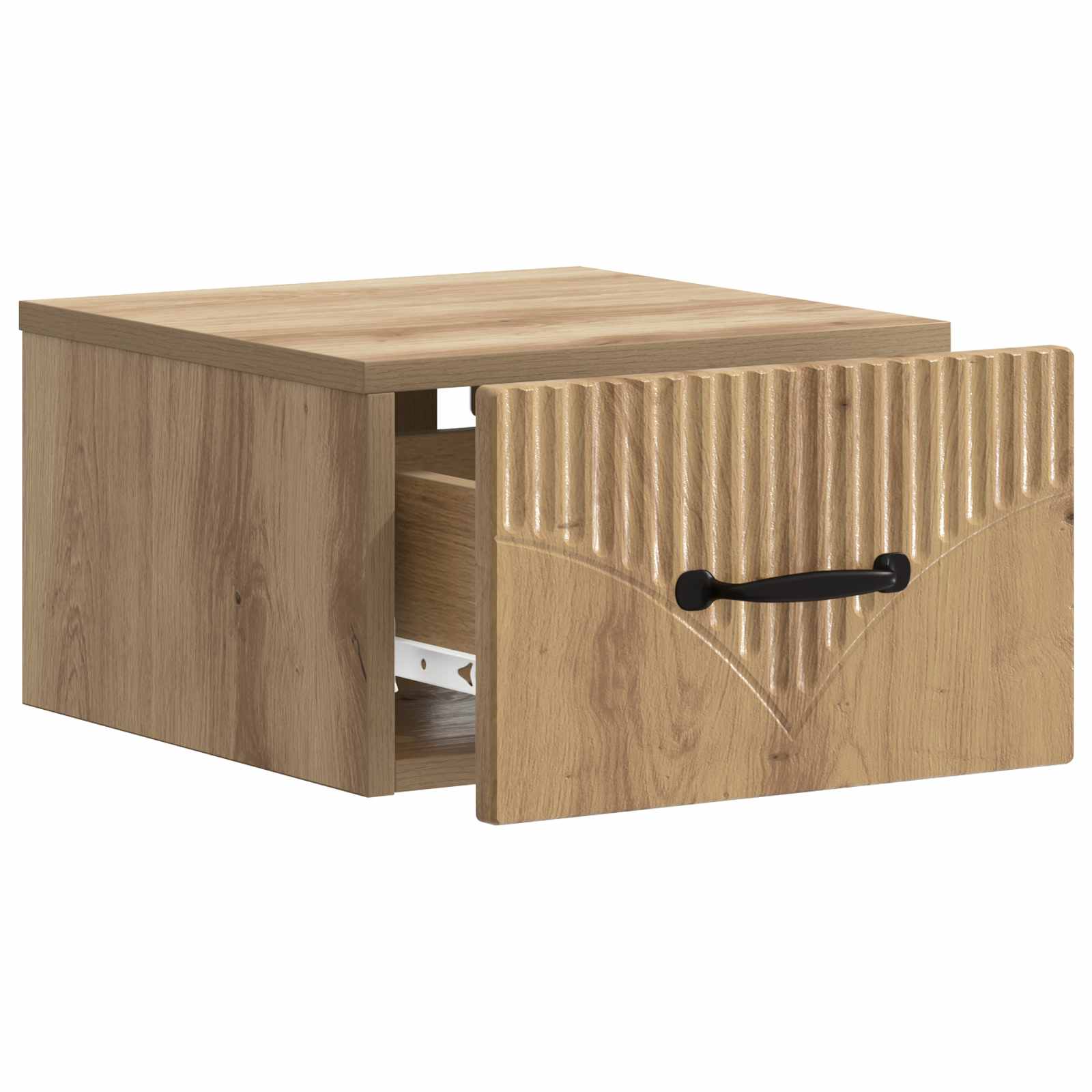 Wandmontierter Nachttisch 2 stk. Artisan-Eiche