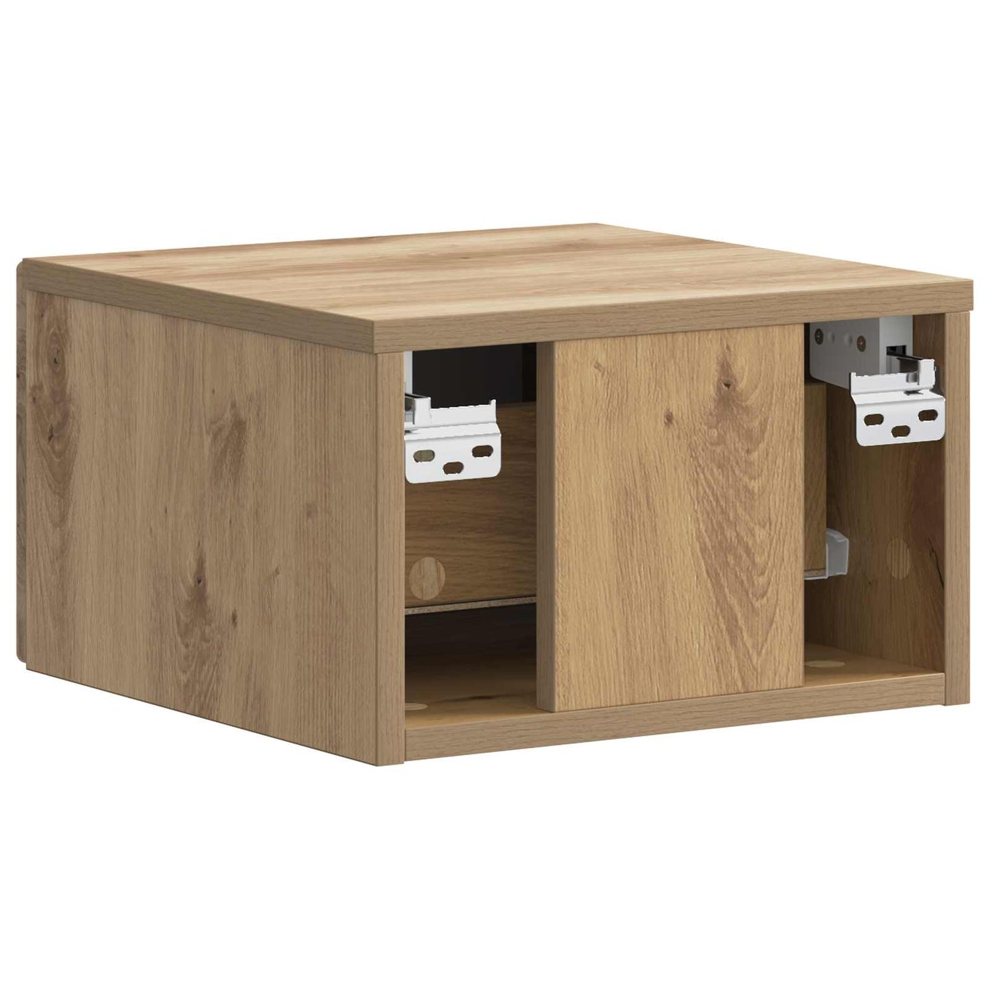 Wandmontierter Nachttisch 2 stk. Artisan-Eiche