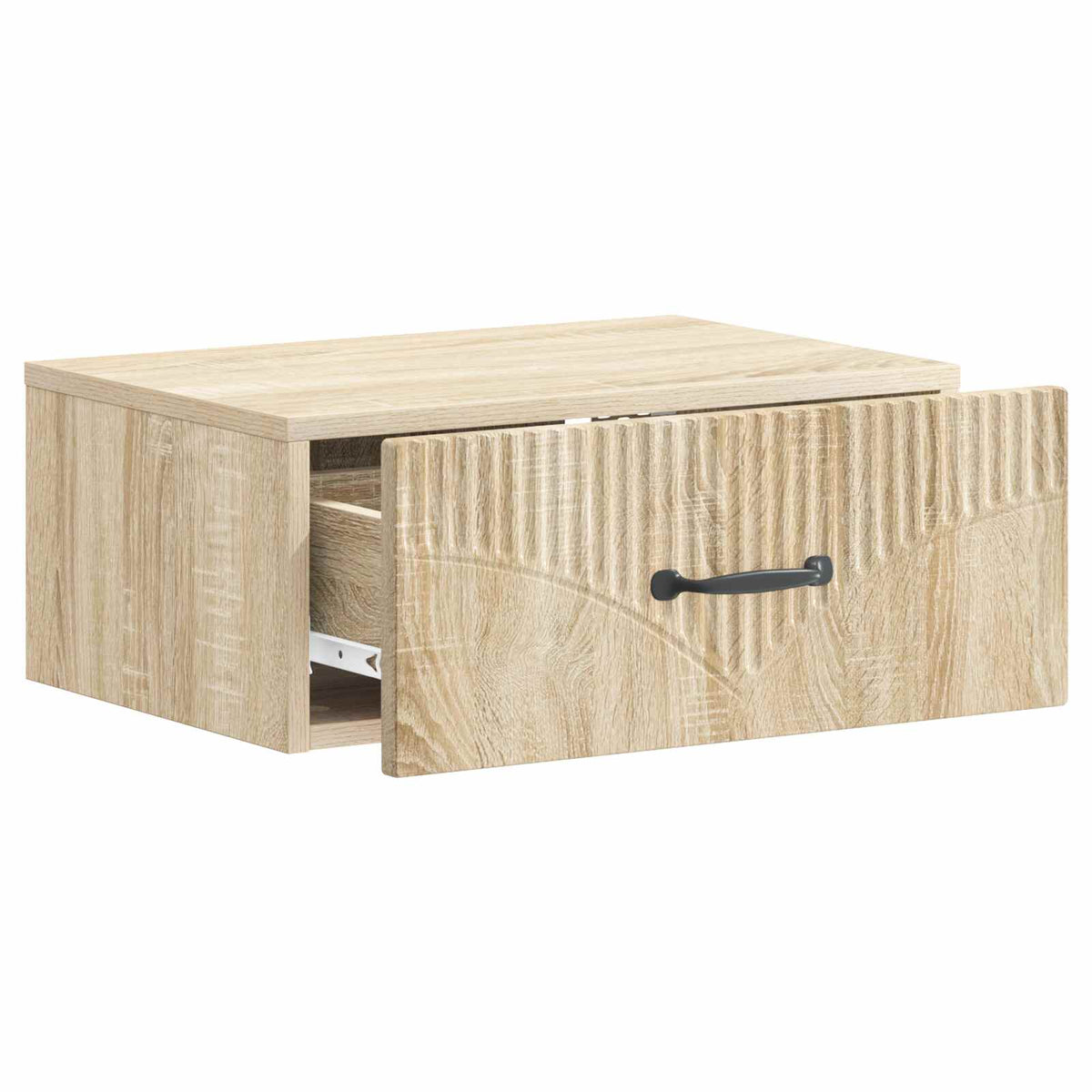 Wandmontierter Nachttisch Sonoma-Eiche 49 x 34,5 x 20 cm