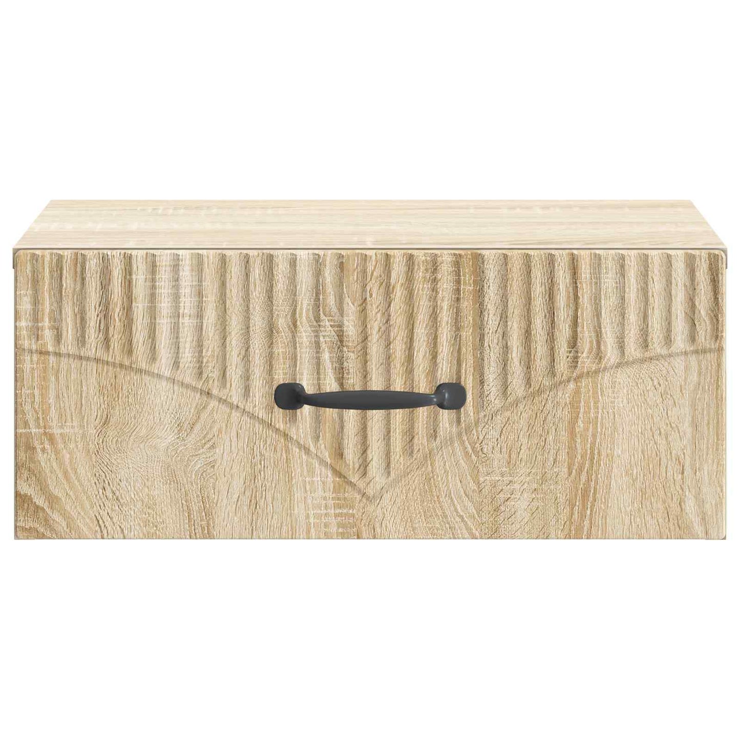 Wandmontierter Nachttisch 2 stk. Sonoma-Eiche 49 x 34,5 x 20 cm