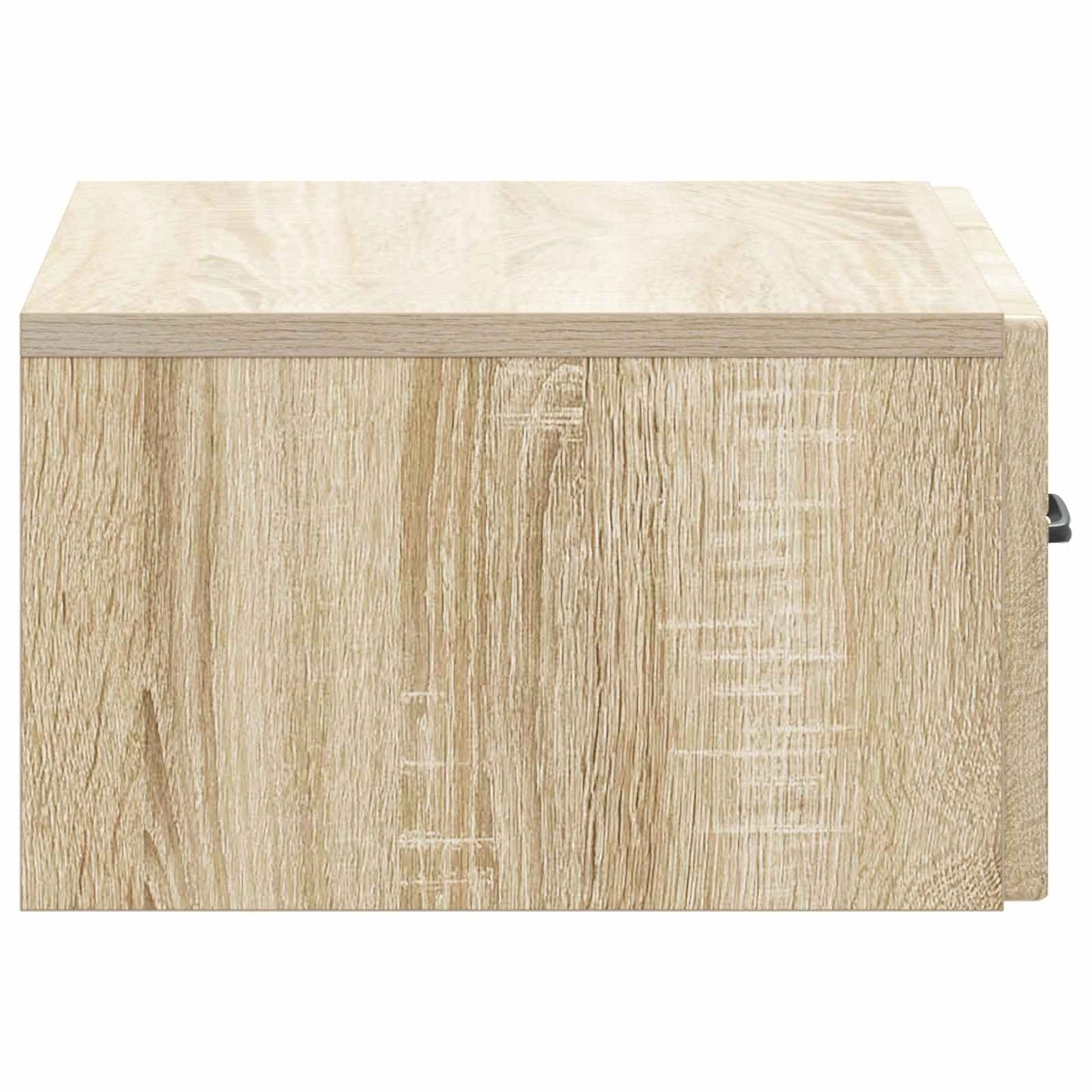 Wandmontierter Nachttisch 2 stk. Sonoma-Eiche 49 x 34,5 x 20 cm