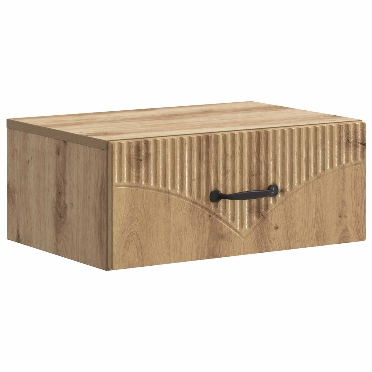 Wandmontierter Nachttisch 2 stk. Artisan-Eiche