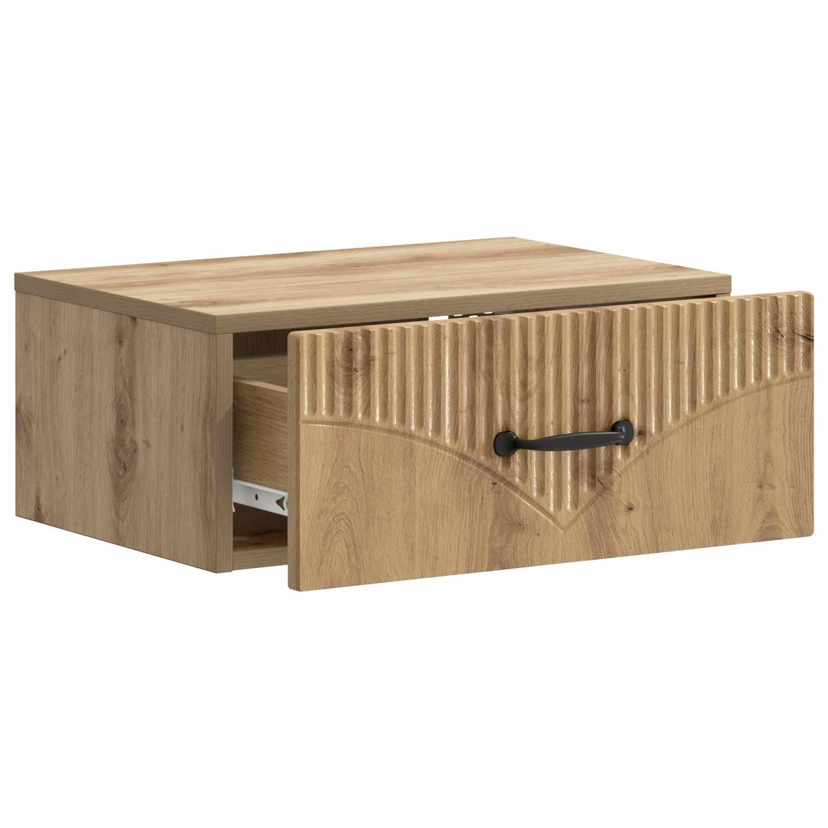 Wandmontierter Nachttisch 2 stk. Artisan-Eiche