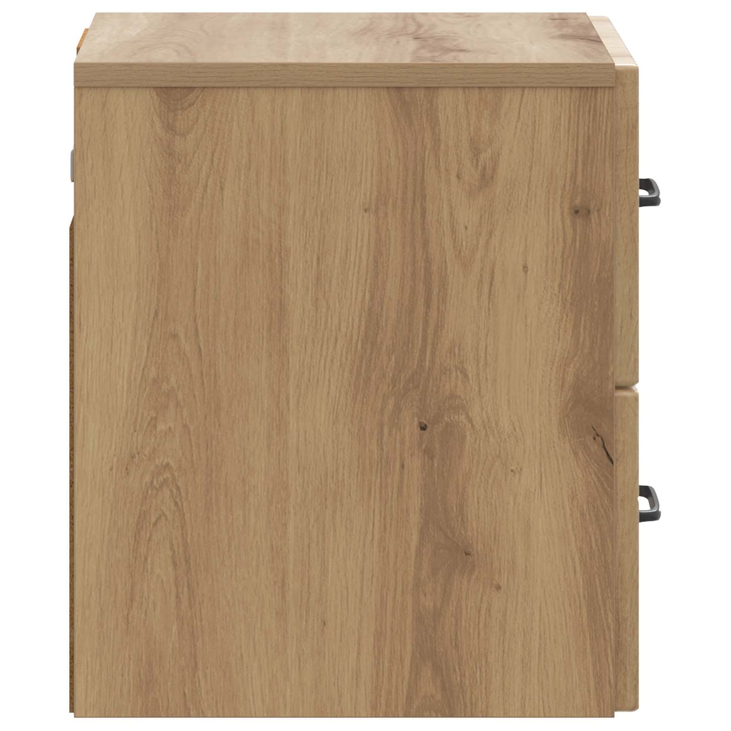 Wandmontierter Nachttisch 2 stk. Artisan-Eiche