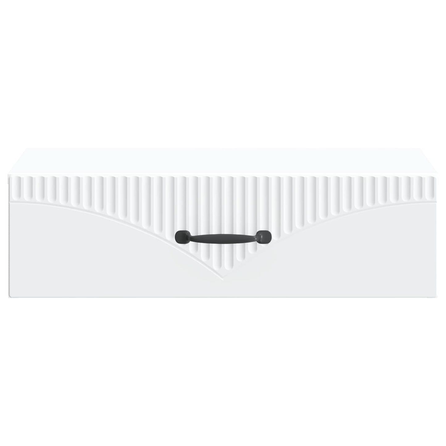 Wandmontierter Beistelltisch Weiß 59 x 34,5 x 17 cm