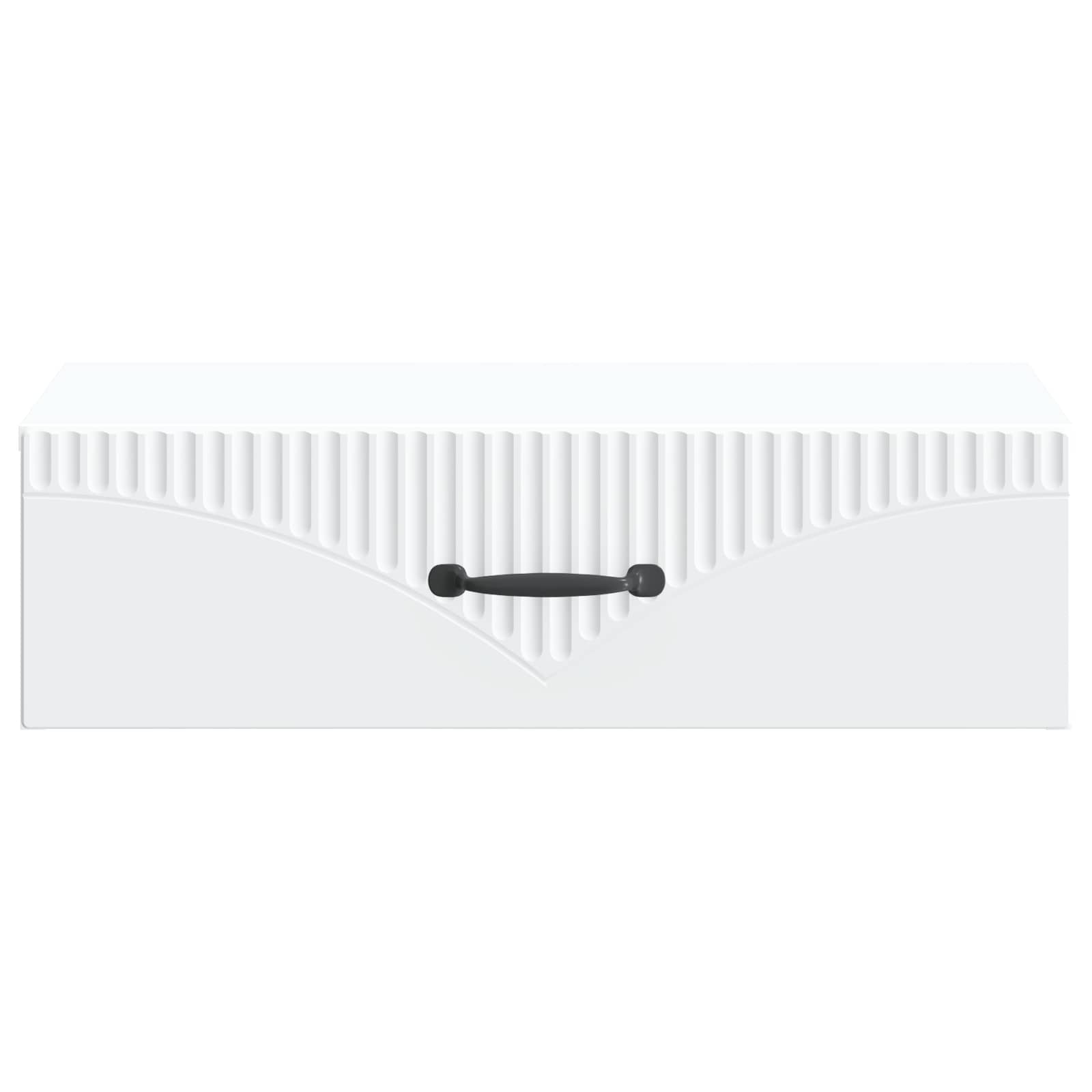 Wandmontierter Beistelltisch Weiß 59 x 34,5 x 17 cm