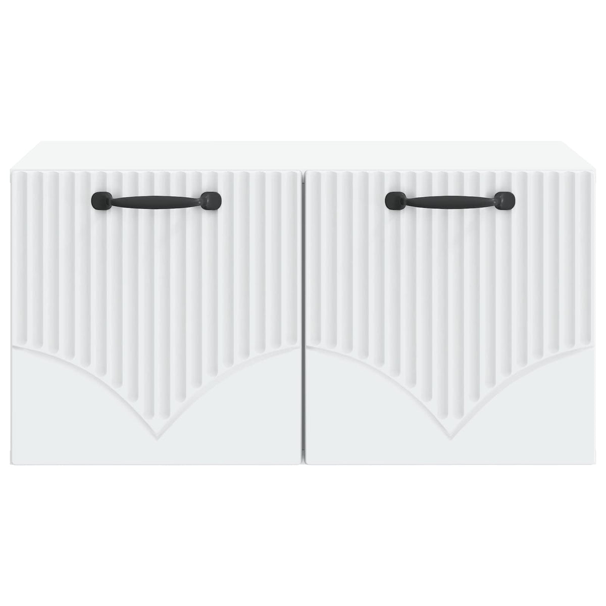 Wandmontierter TV-Schrank Weiß 59,5 x 41 x 30 cm Holzwerkstoff