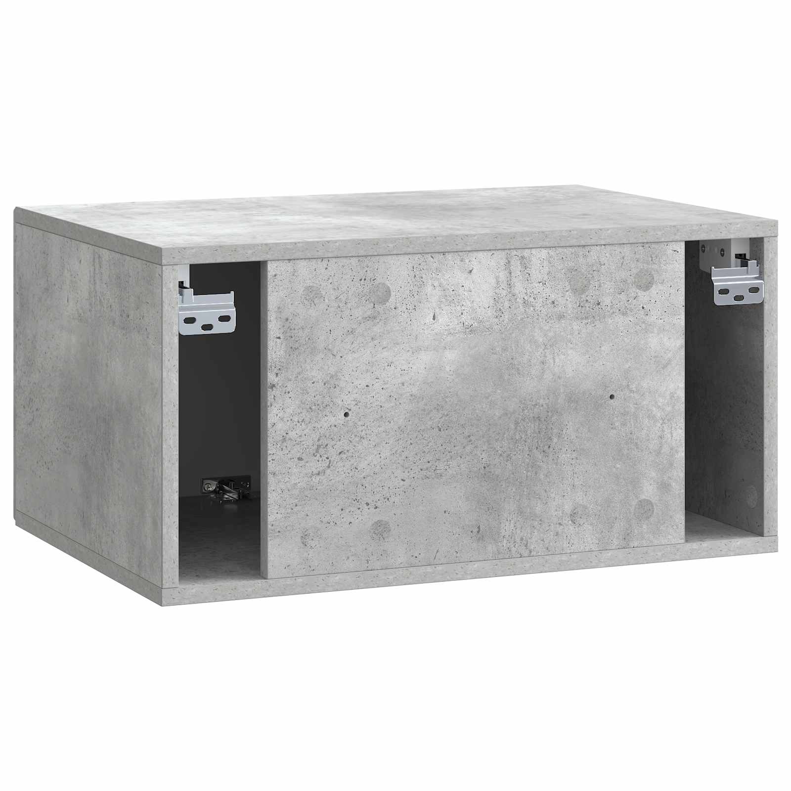 Wandmontierter TV-Schrank Betongrau 59,5 x 41 x 30 cm