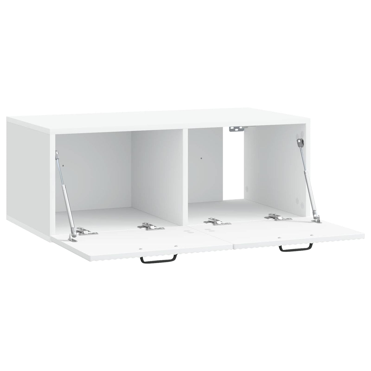 Wandmontierter TV-Schrank Weiß 78,5 x 41 x 30 cm Holzwerkstoff
