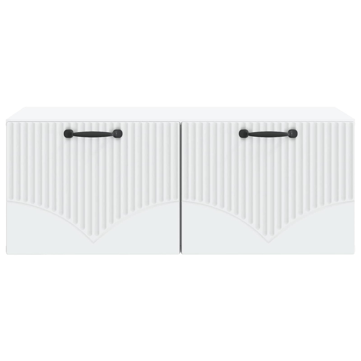 Wandmontierter TV-Schrank Weiß 78,5 x 41 x 30 cm Holzwerkstoff