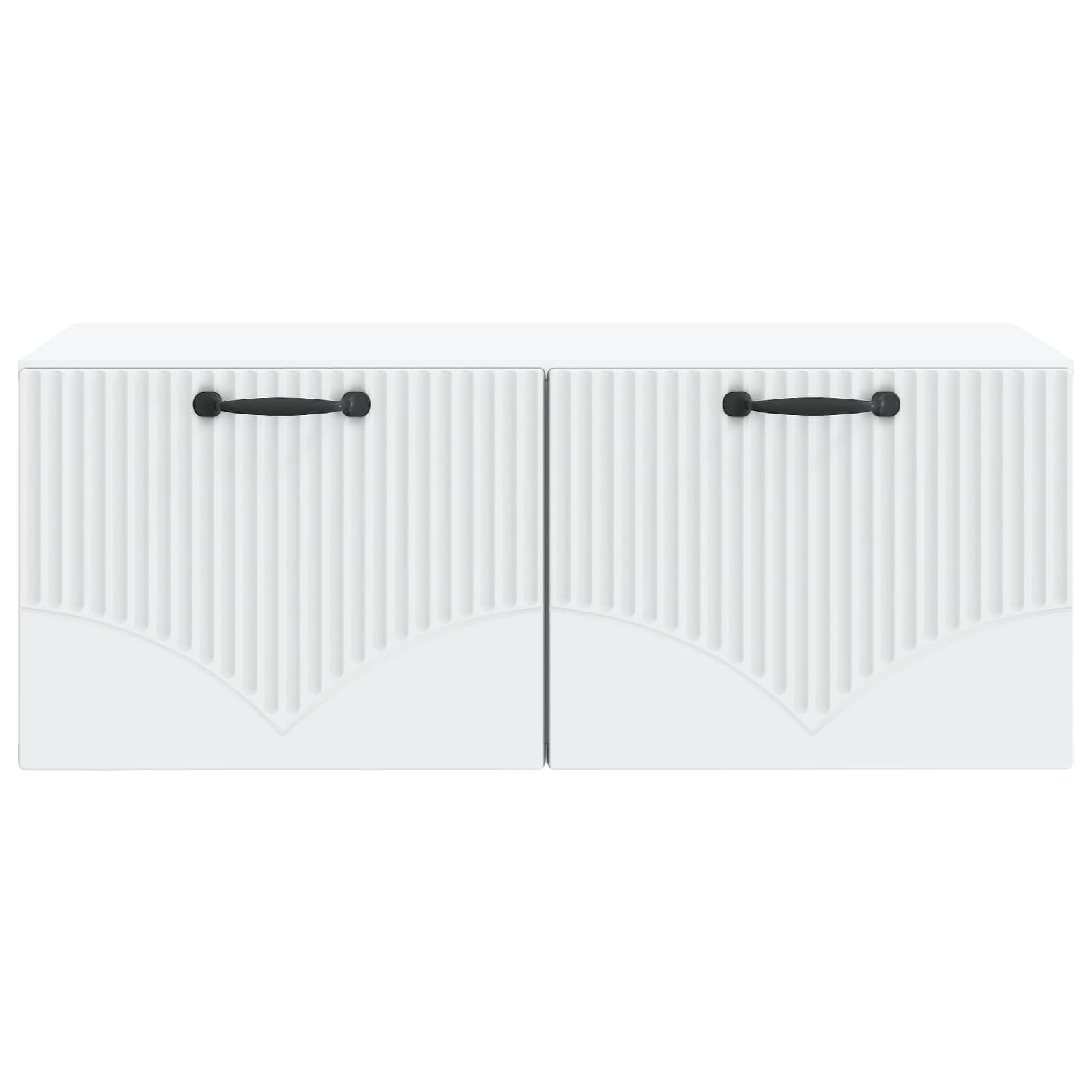 Wandmontierter TV-Schrank Weiß 78,5 x 41 x 30 cm Holzwerkstoff
