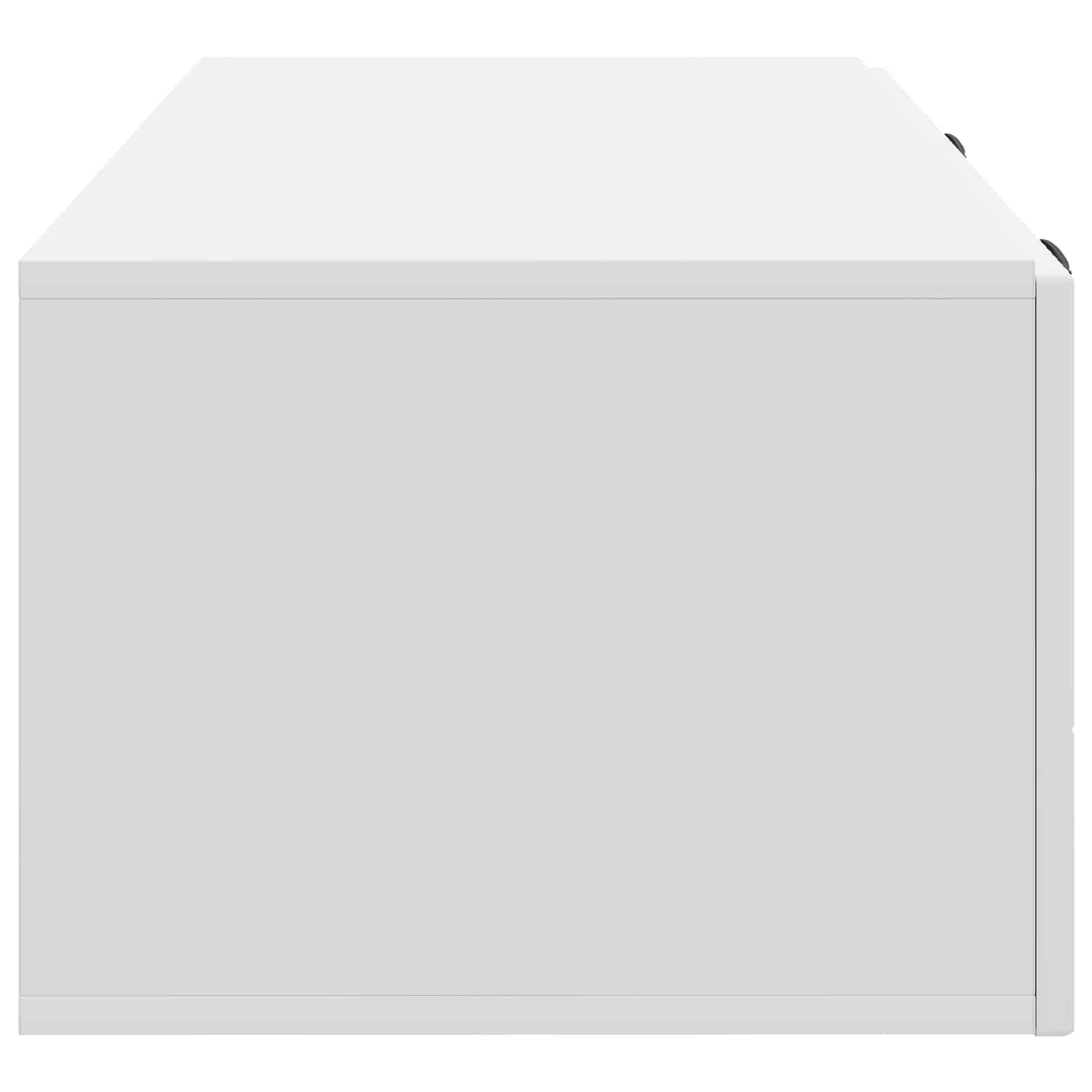 Wandmontierter TV-Schrank Weiß 78,5 x 41 x 30 cm Holzwerkstoff