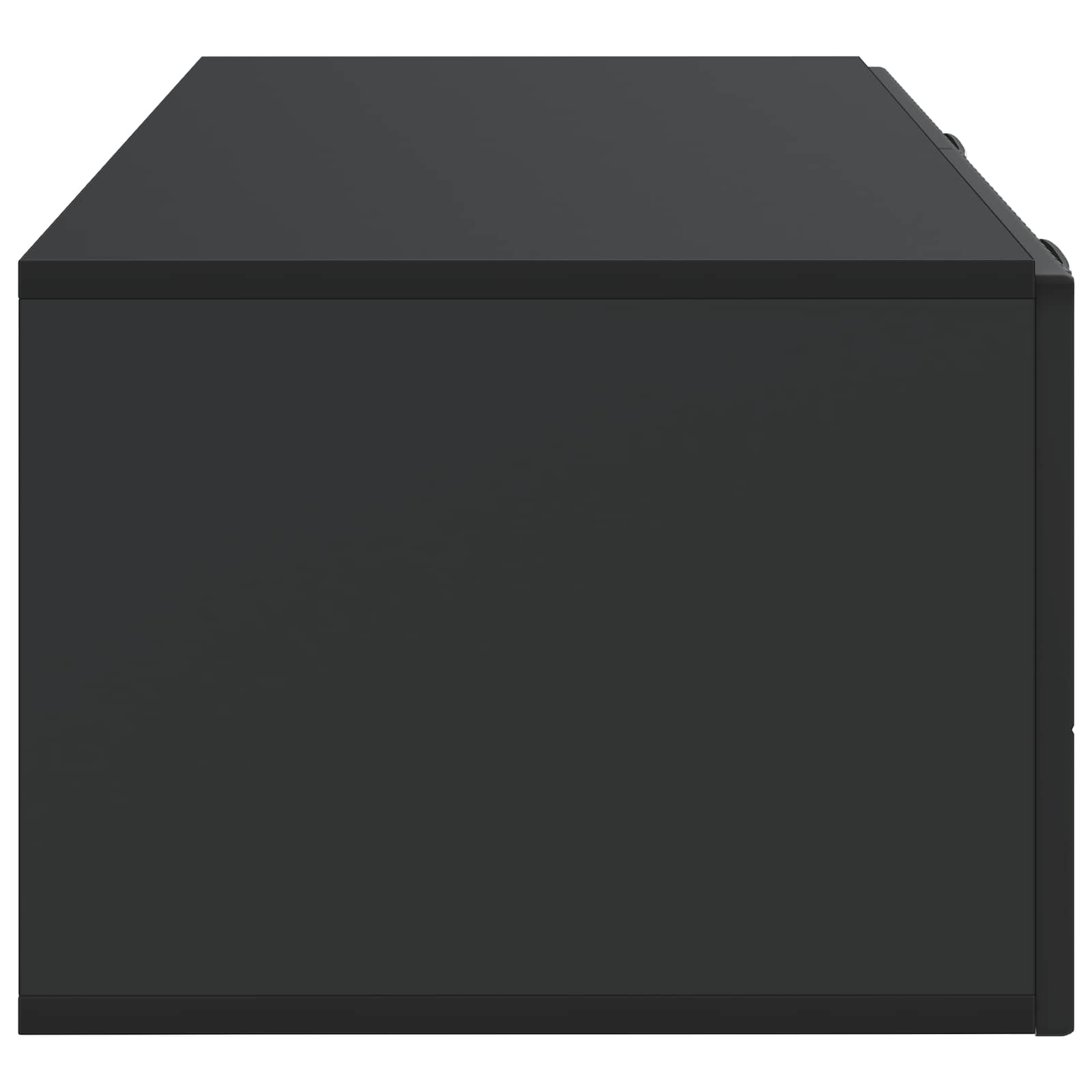 Wandmontierter TV-Schrank Schwarz 78,5 x 41 x 30 cm