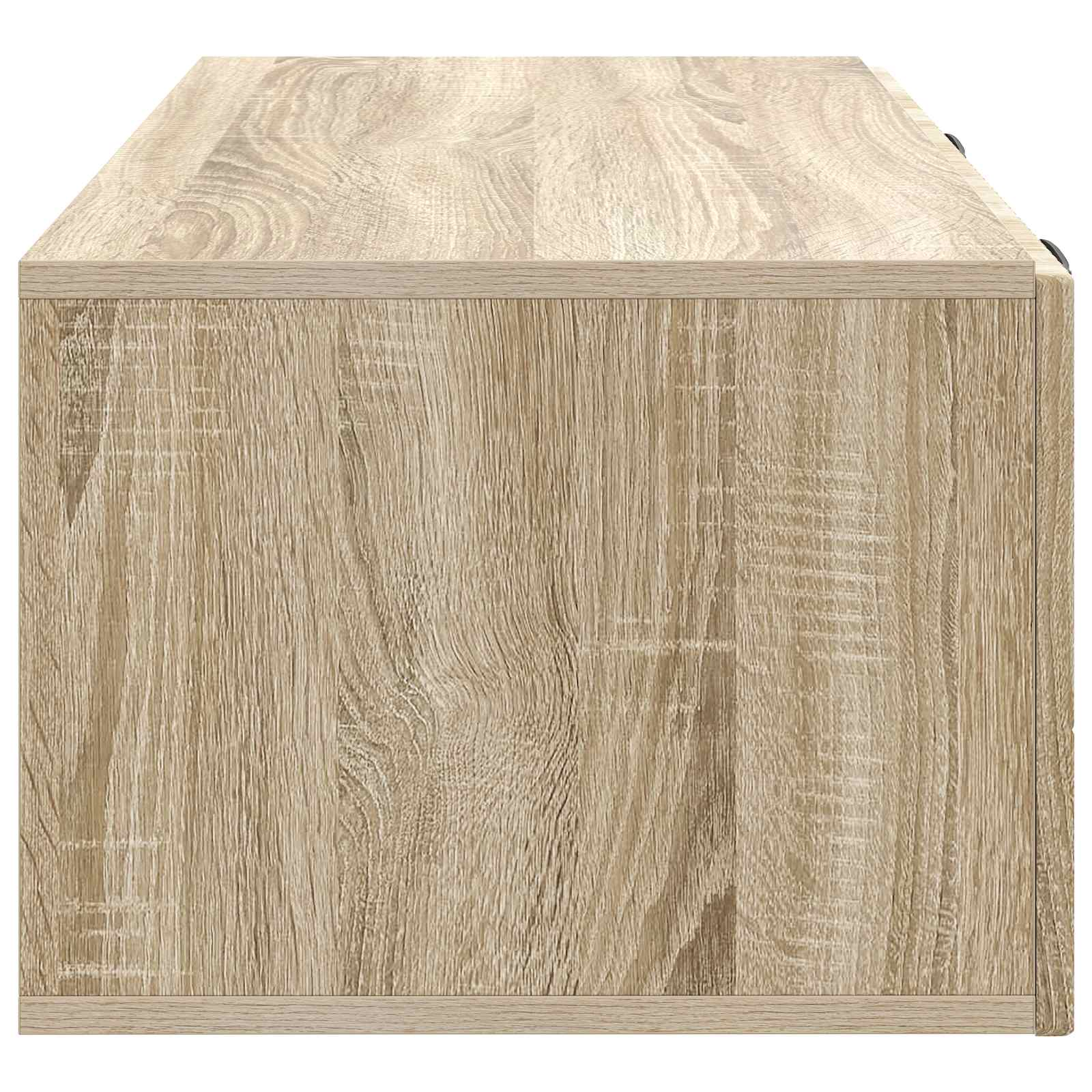 Wandmontierter TV-Schrank Sonoma-Eiche 78,5 x 41 x 30 cm