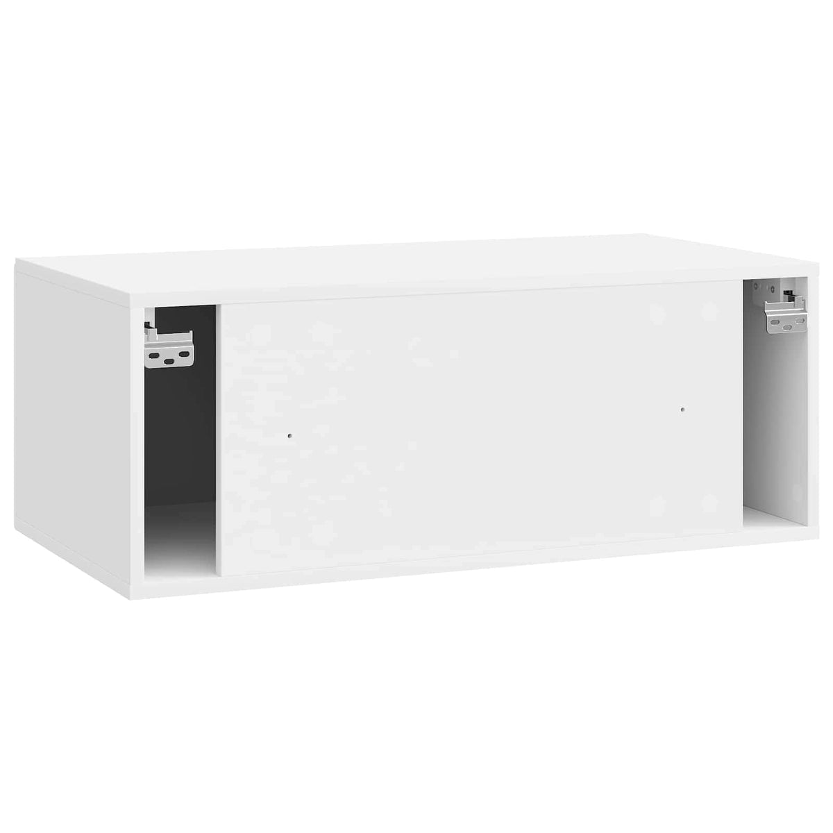 Wandmontierter TV-Schrank Hochglanz Weiß 78,5 x 41 x 30 cm
