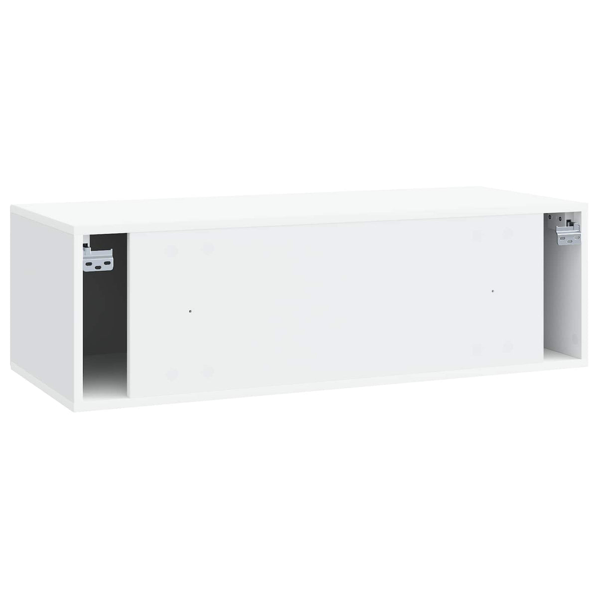 Wandmontierter TV-Schrank Weiß 98 x 41 x 30 cm Holzwerkstoff