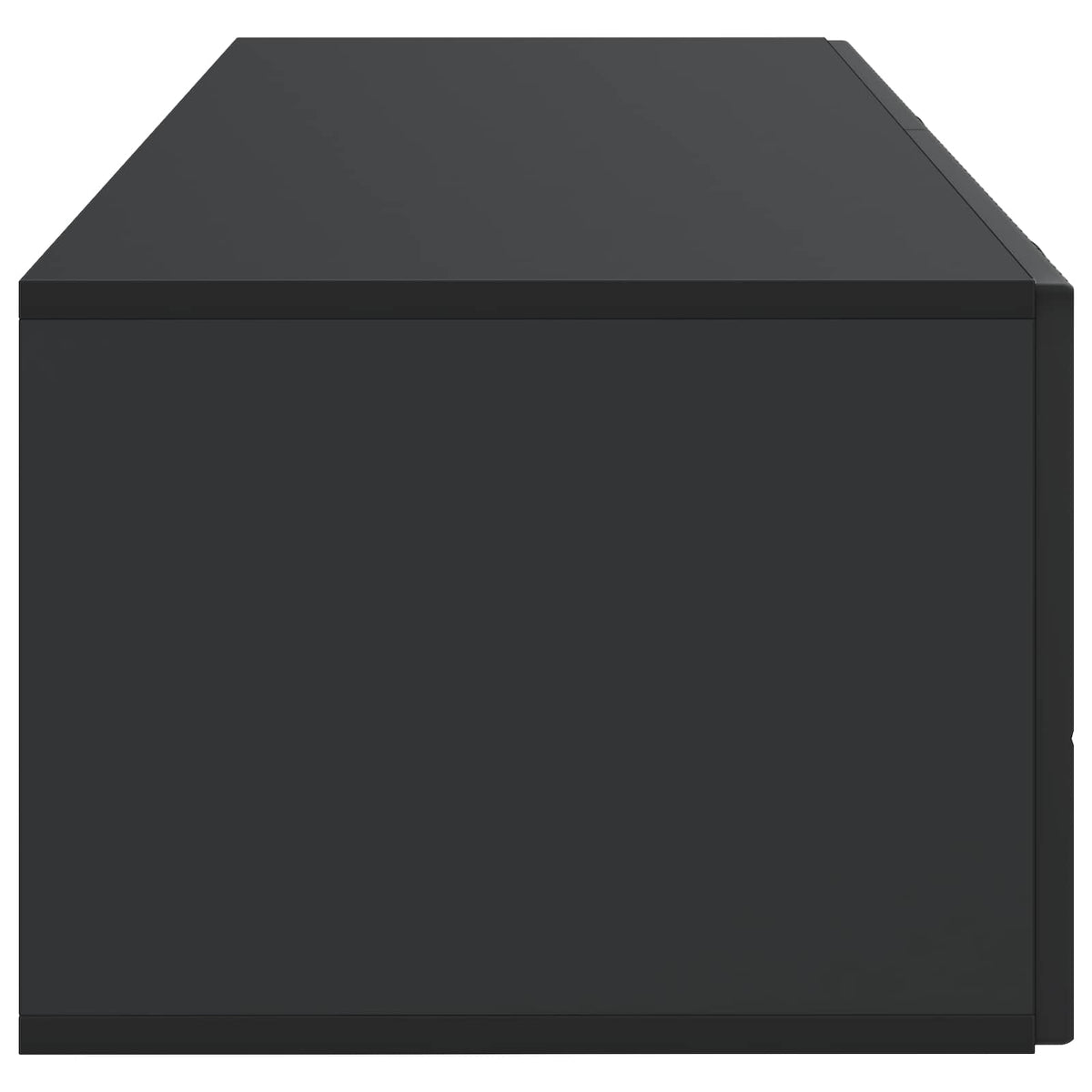 Wandmontierter TV-Schrank Schwarz 98 x 41 x 30 cm Holzwerkstoff