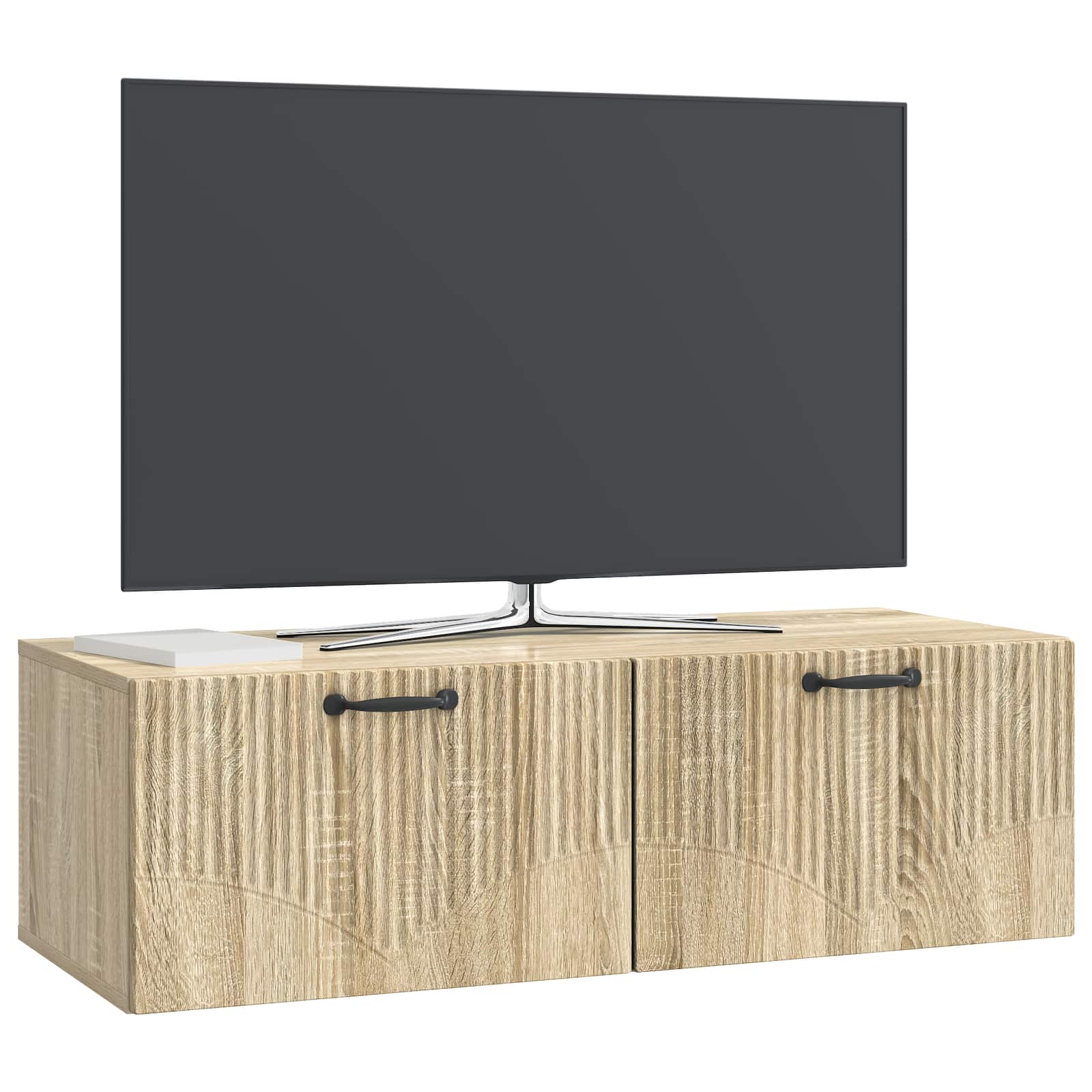 Wandmontierter TV-Schrank Sonoma-Eiche 98 x 41 x 30 cm