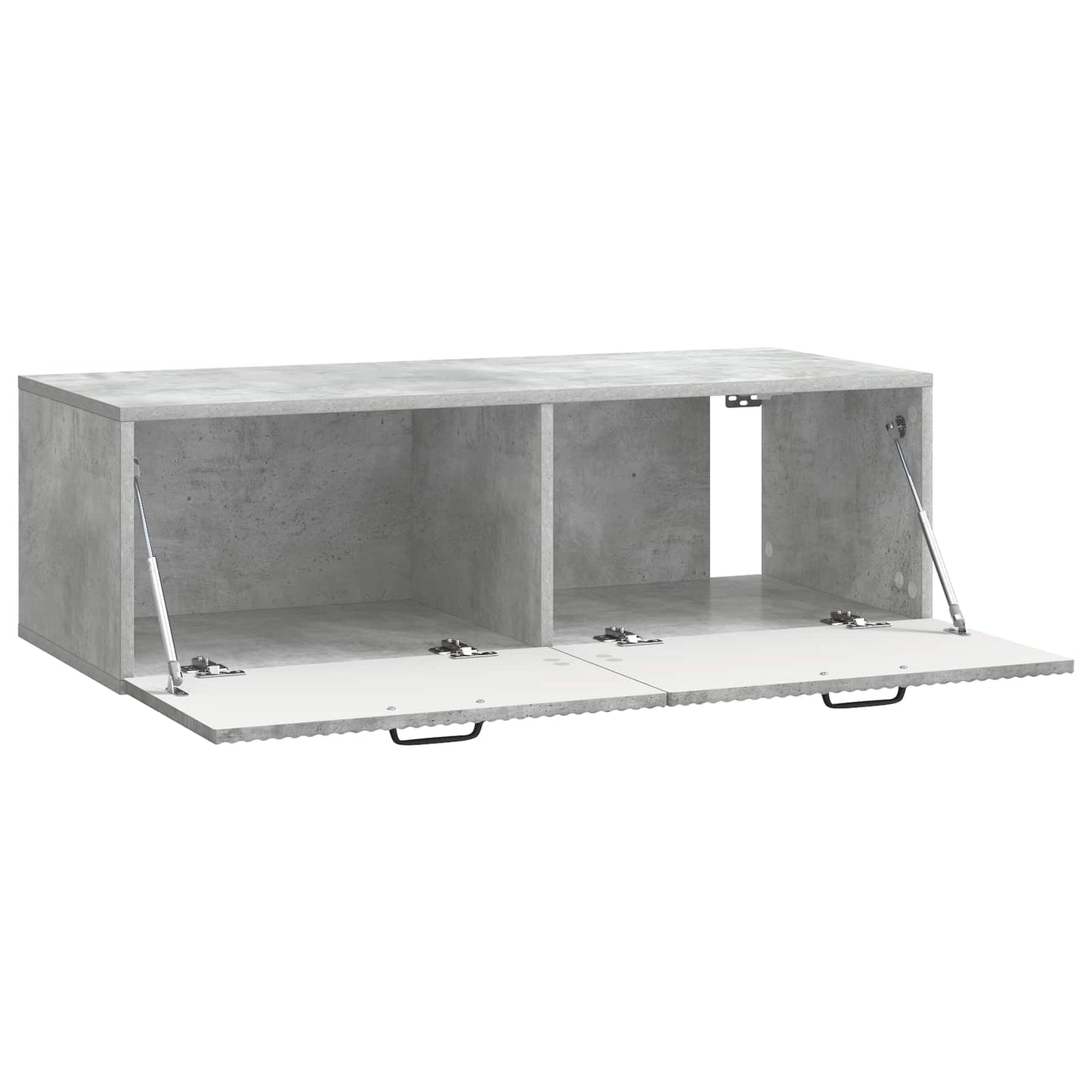 Wandmontierter TV-Schrank Betongrau 98 x 41 x 30 cm