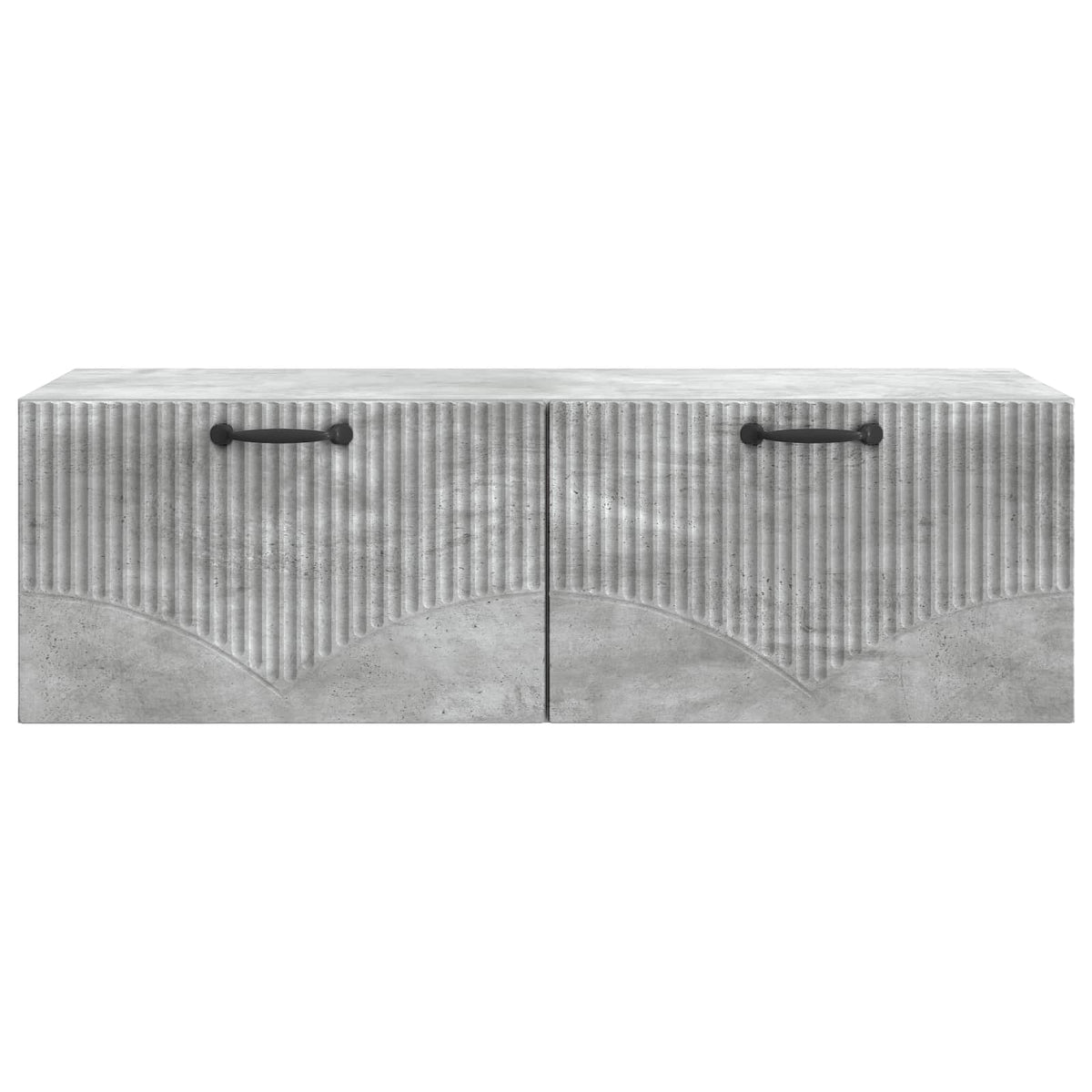Wandmontierter TV-Schrank Betongrau 98 x 41 x 30 cm