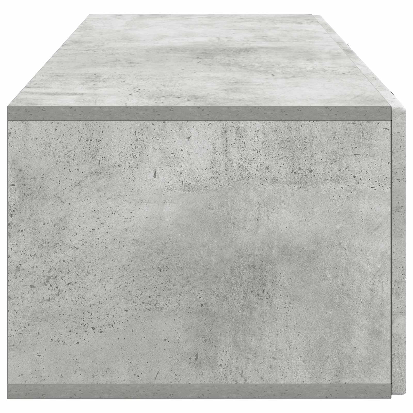 Wandmontierter TV-Schrank Betongrau 98 x 41 x 30 cm