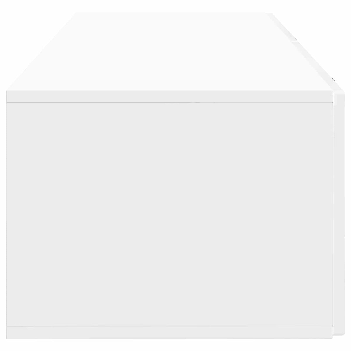 Wandmontierter TV-Schrank Hochglanz Weiß 98 x 41 x 30 cm