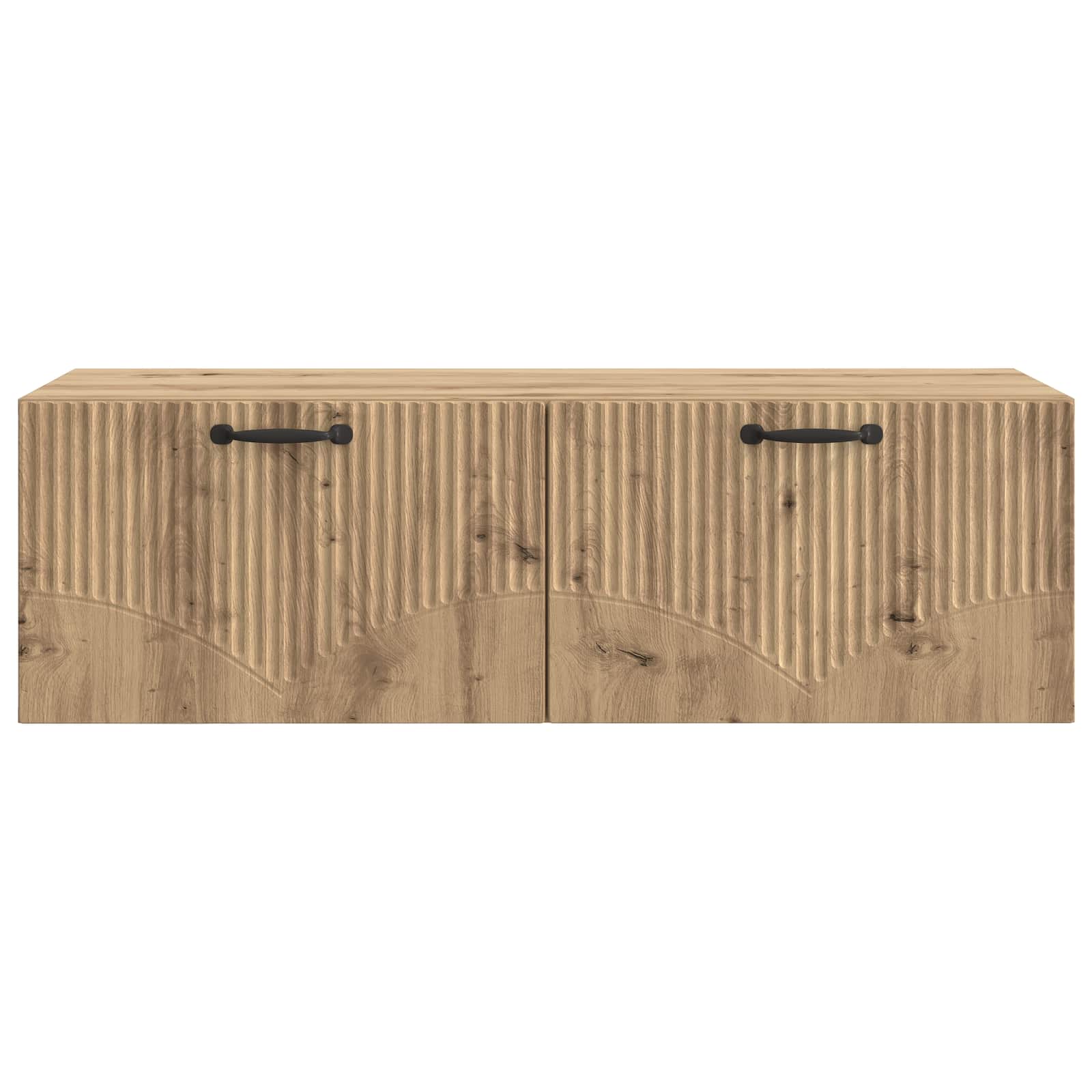Wandmontierter TV-Schrank 98 x 41 x 30 cm Artisan-Eiche