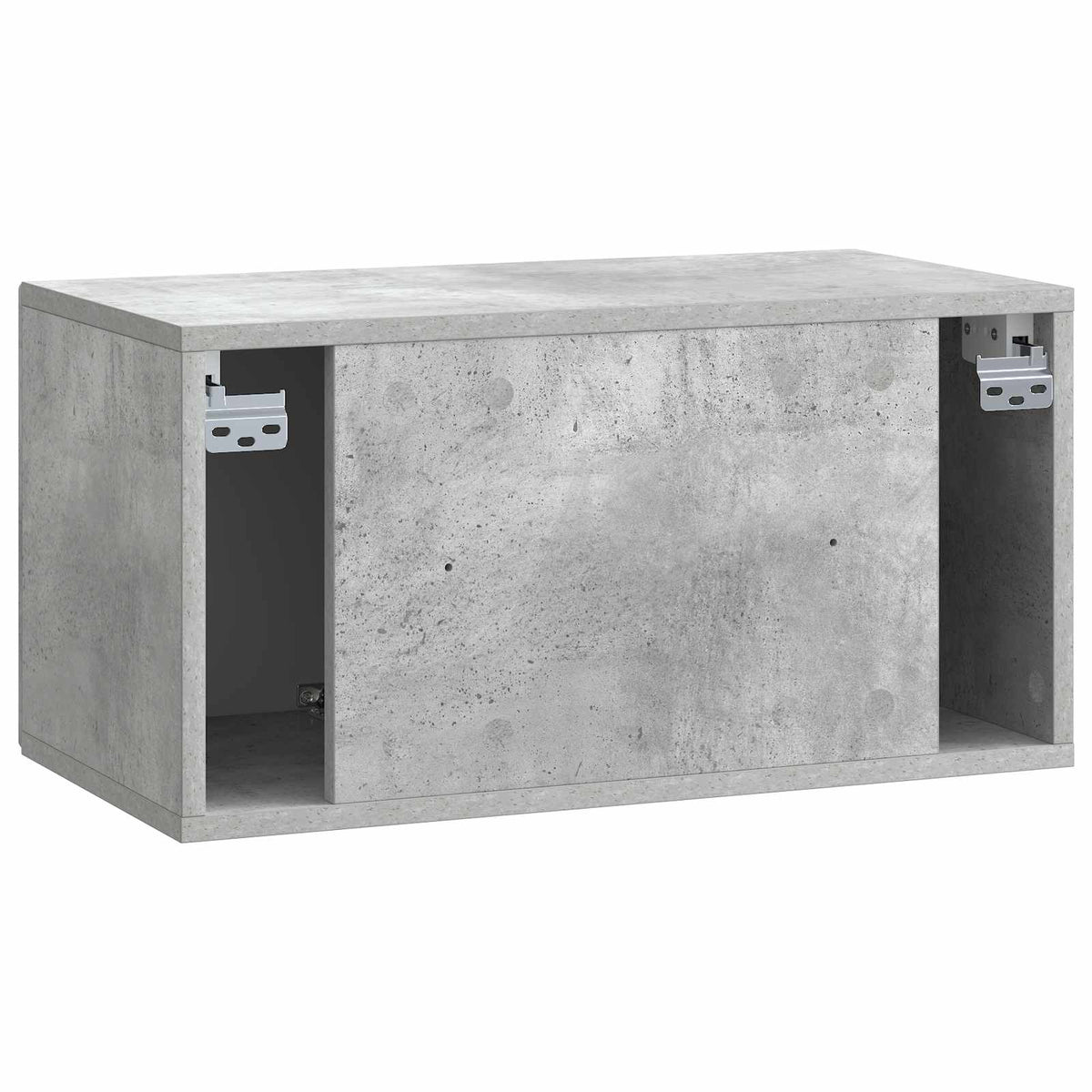 Wandmontierter TV-Schrank Betongrau 59,5 x 31 x 30 cm
