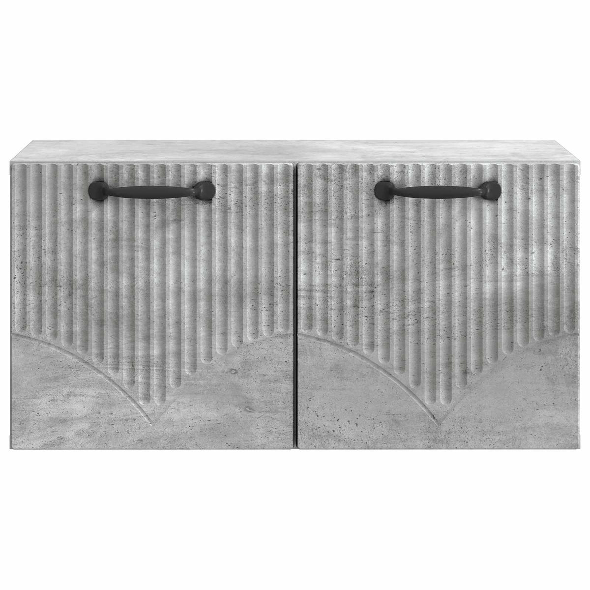 Wandmontierter TV-Schrank Betongrau 59,5 x 31 x 30 cm