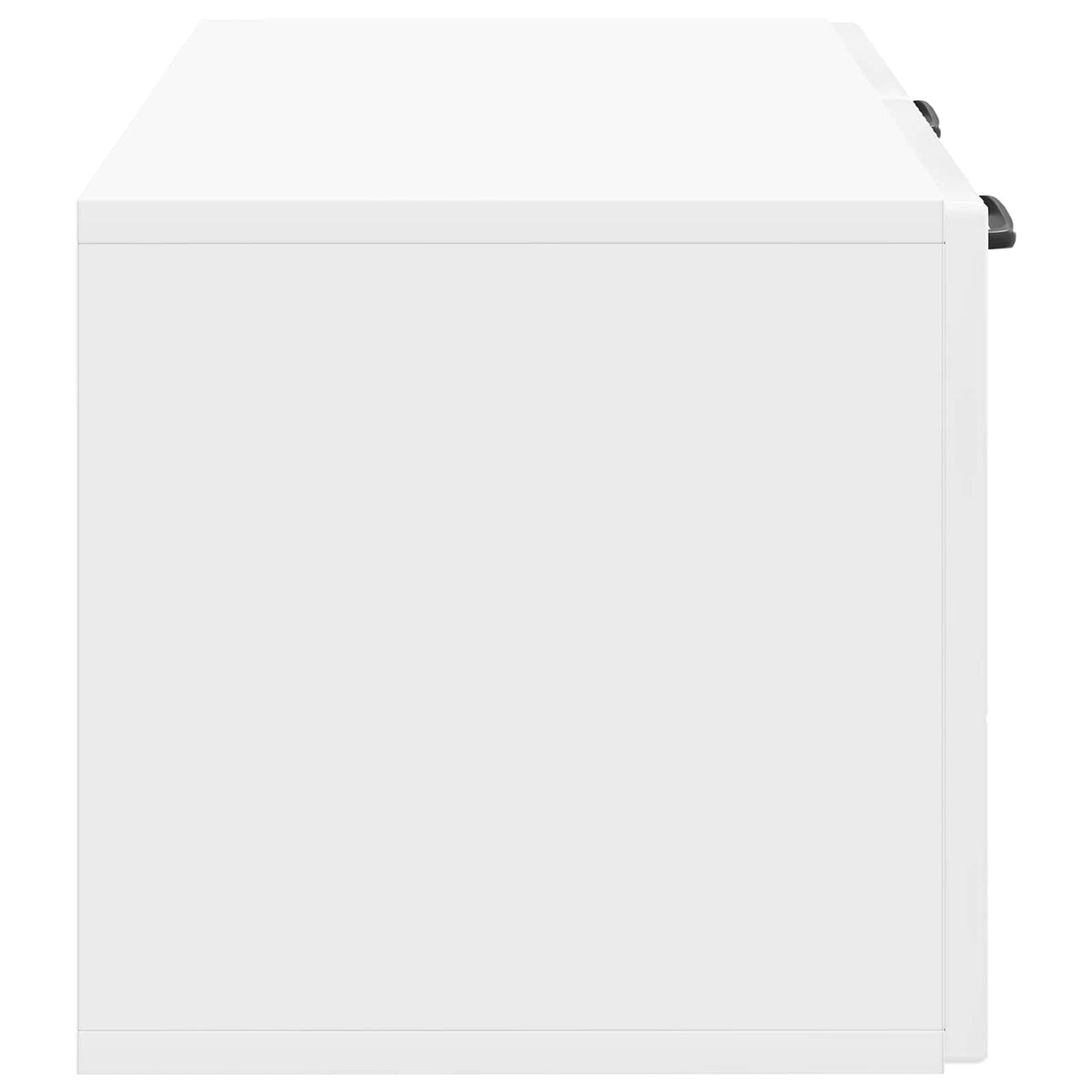 Wandmontierter TV-Schrank Hochglanz Weiß 59,5 x 31 x 30 cm