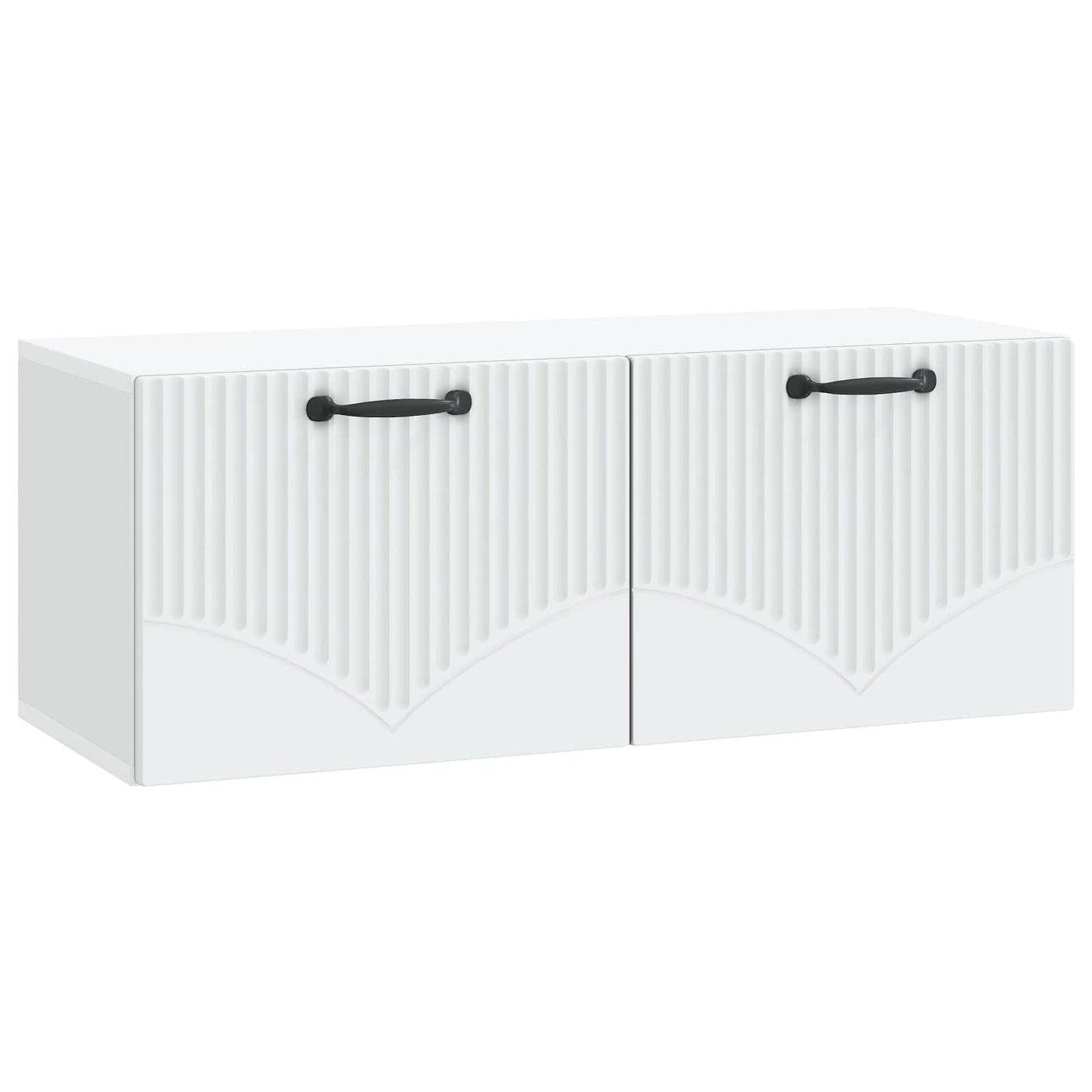 Wandmontierter TV-Schrank Weiß 78,5 x 31 x 30 cm Holzwerkstoff