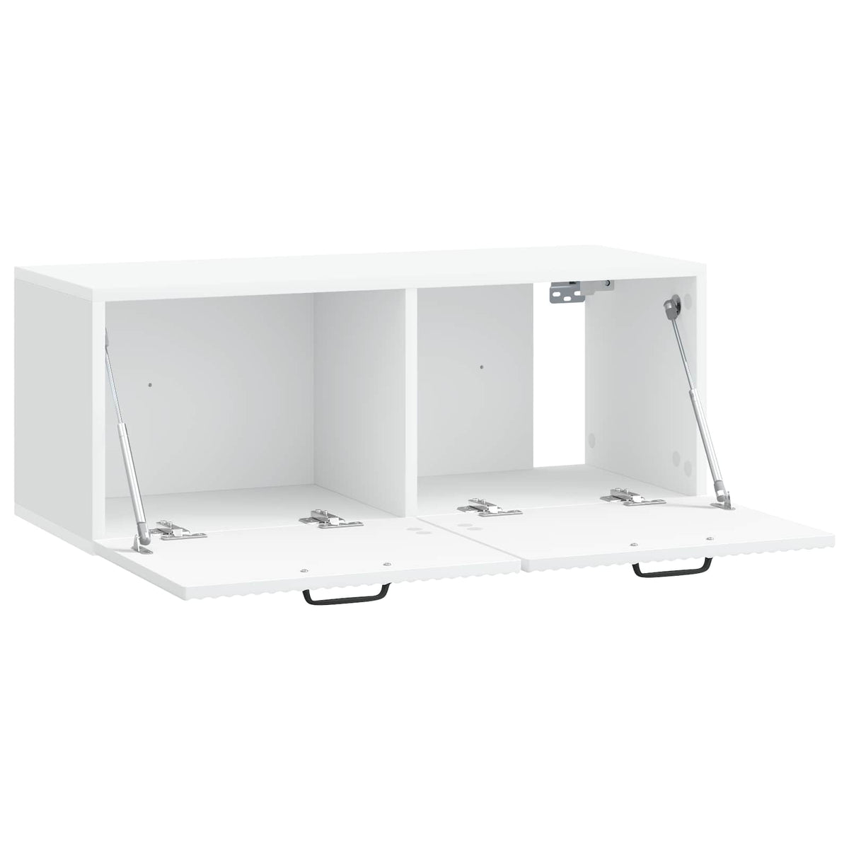 Wandmontierter TV-Schrank Weiß 78,5 x 31 x 30 cm Holzwerkstoff