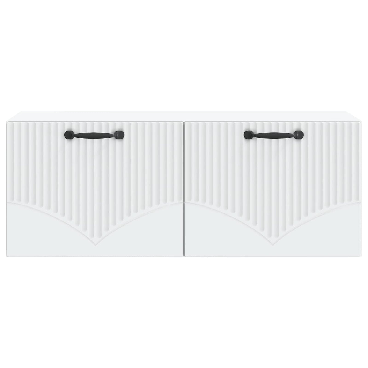 Wandmontierter TV-Schrank Weiß 78,5 x 31 x 30 cm Holzwerkstoff