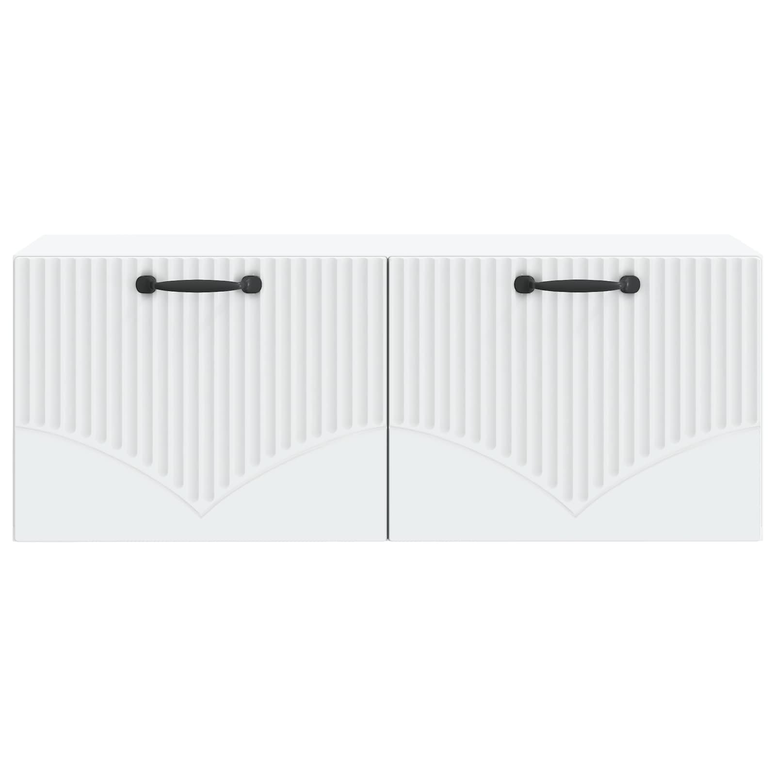 Wandmontierter TV-Schrank Weiß 78,5 x 31 x 30 cm Holzwerkstoff