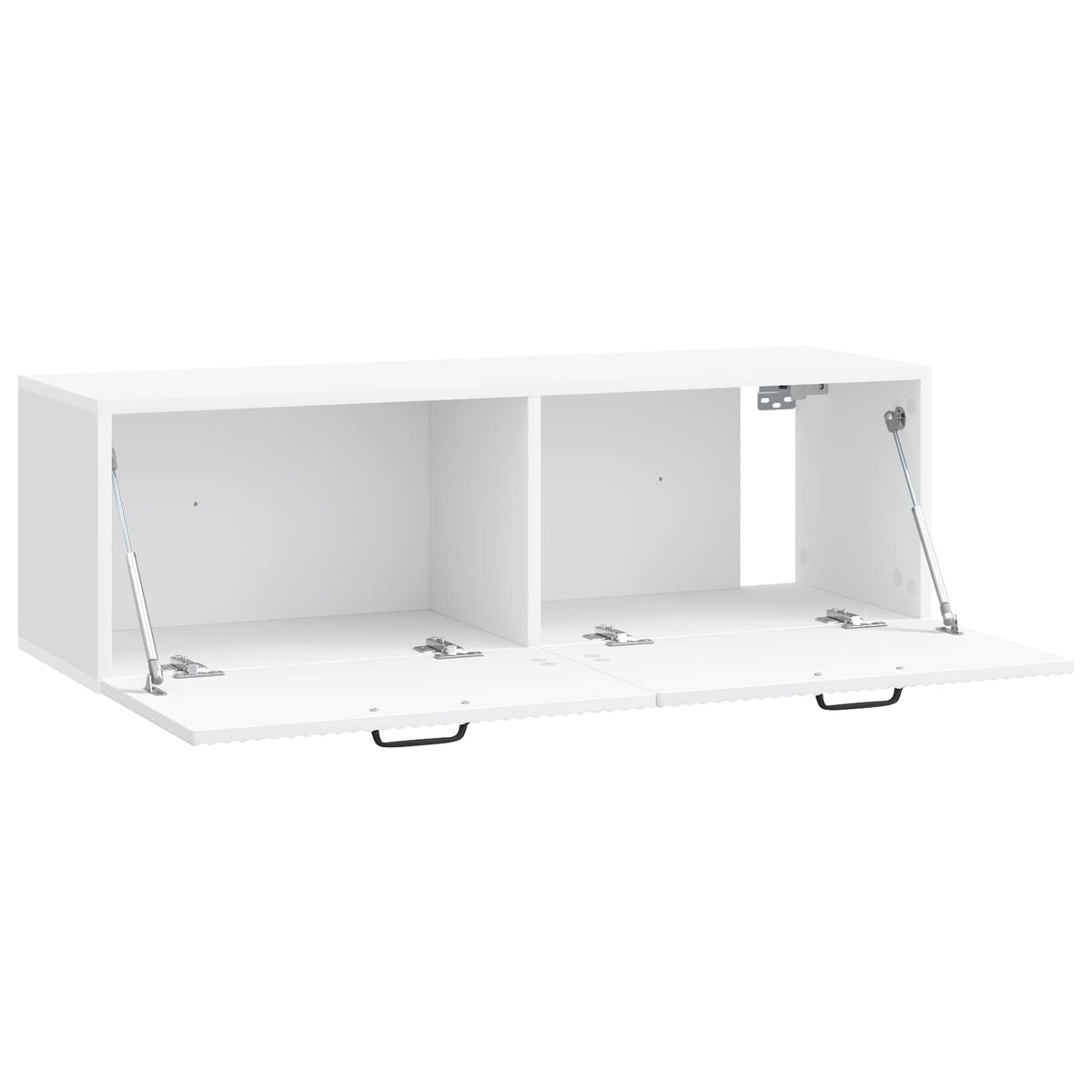 Wandmontierter TV-Schrank Weiß 98 x 31 x 30 cm Holzwerkstoff