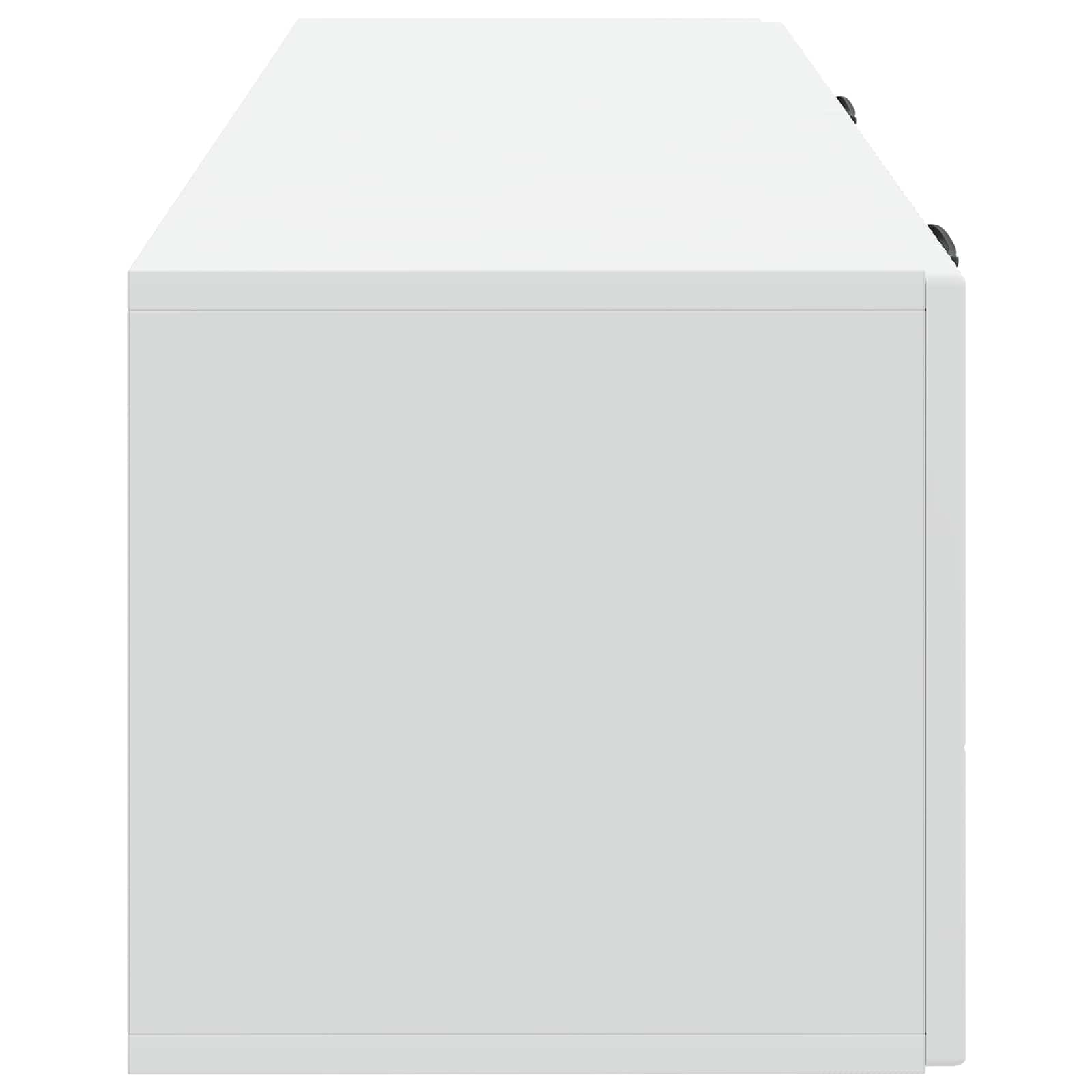 Wandmontierter TV-Schrank Weiß 98 x 31 x 30 cm Holzwerkstoff