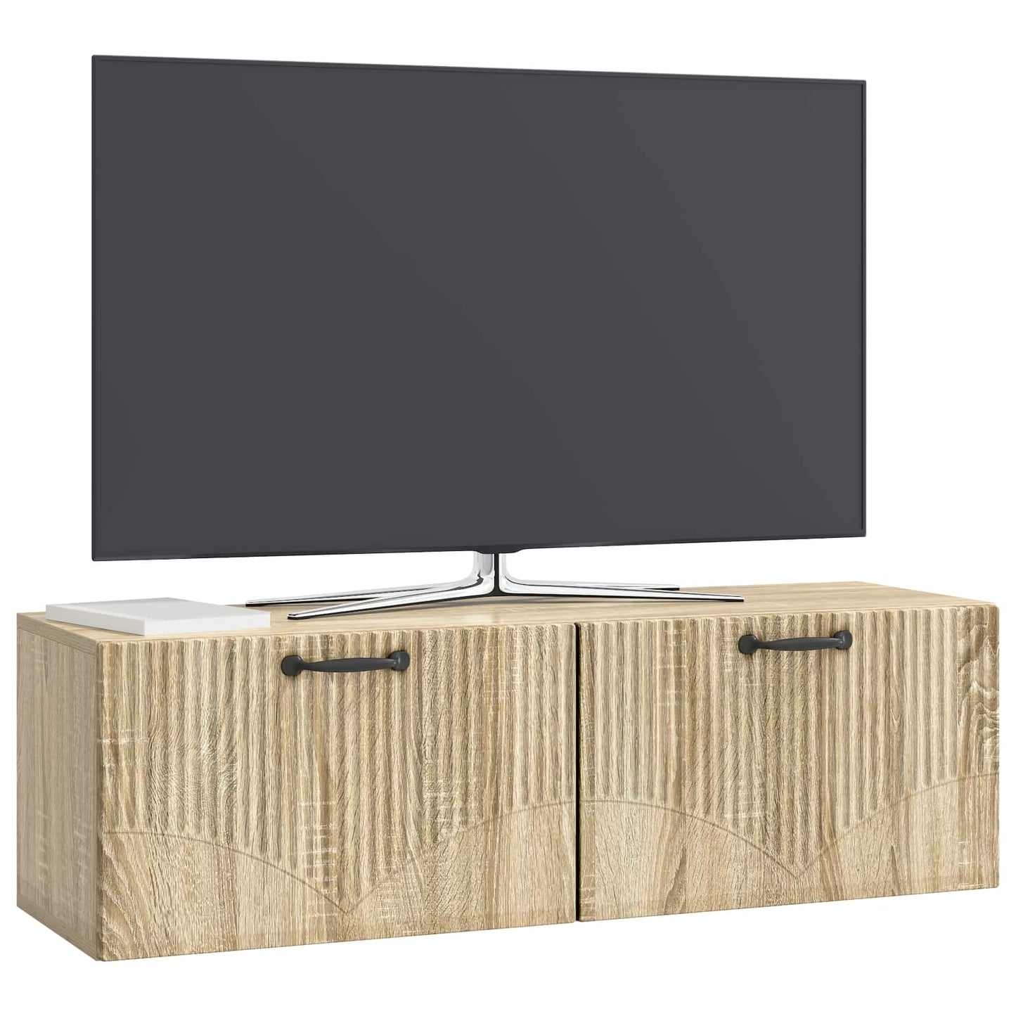 Wandmontierter TV-Schrank Sonoma-Eiche 98 x 31 x 30 cm