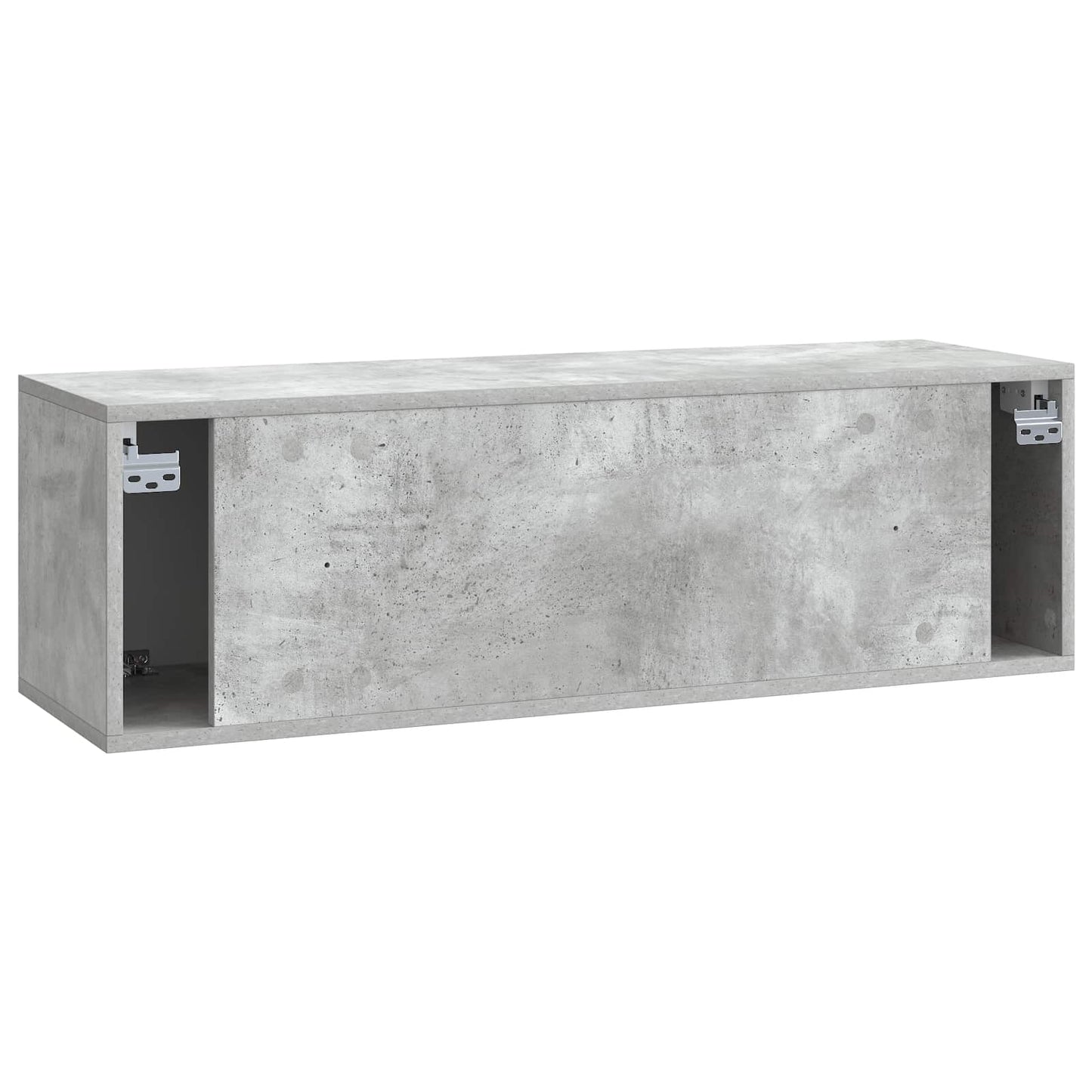 Wandmontierter TV-Schrank Betongrau 98 x 31 x 30 cm