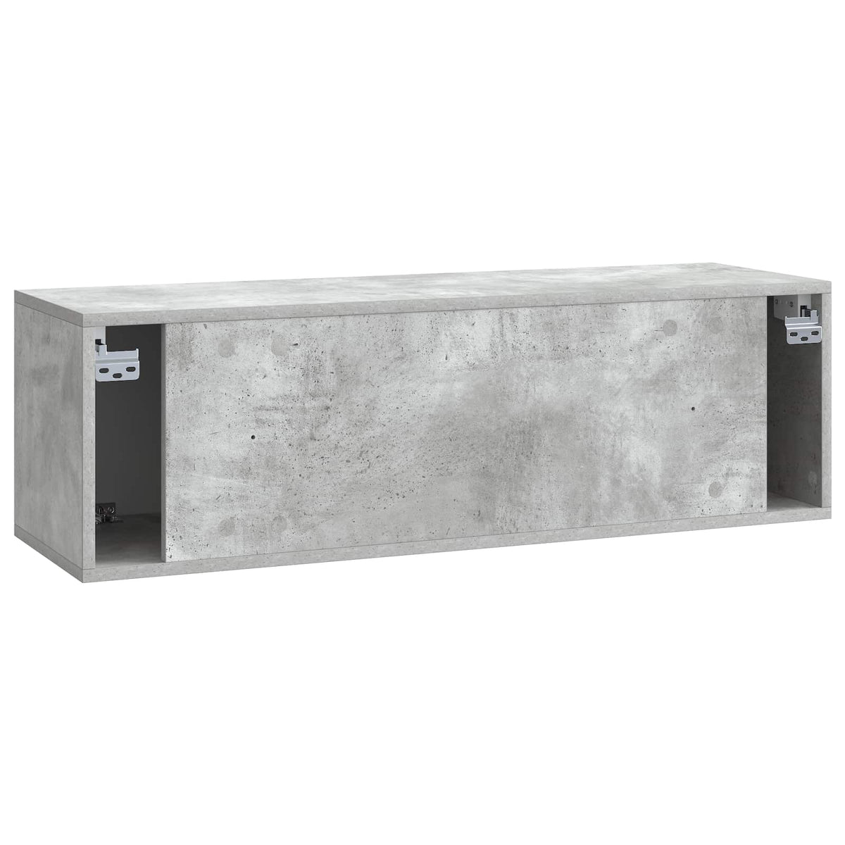 Wandmontierter TV-Schrank Betongrau 98 x 31 x 30 cm