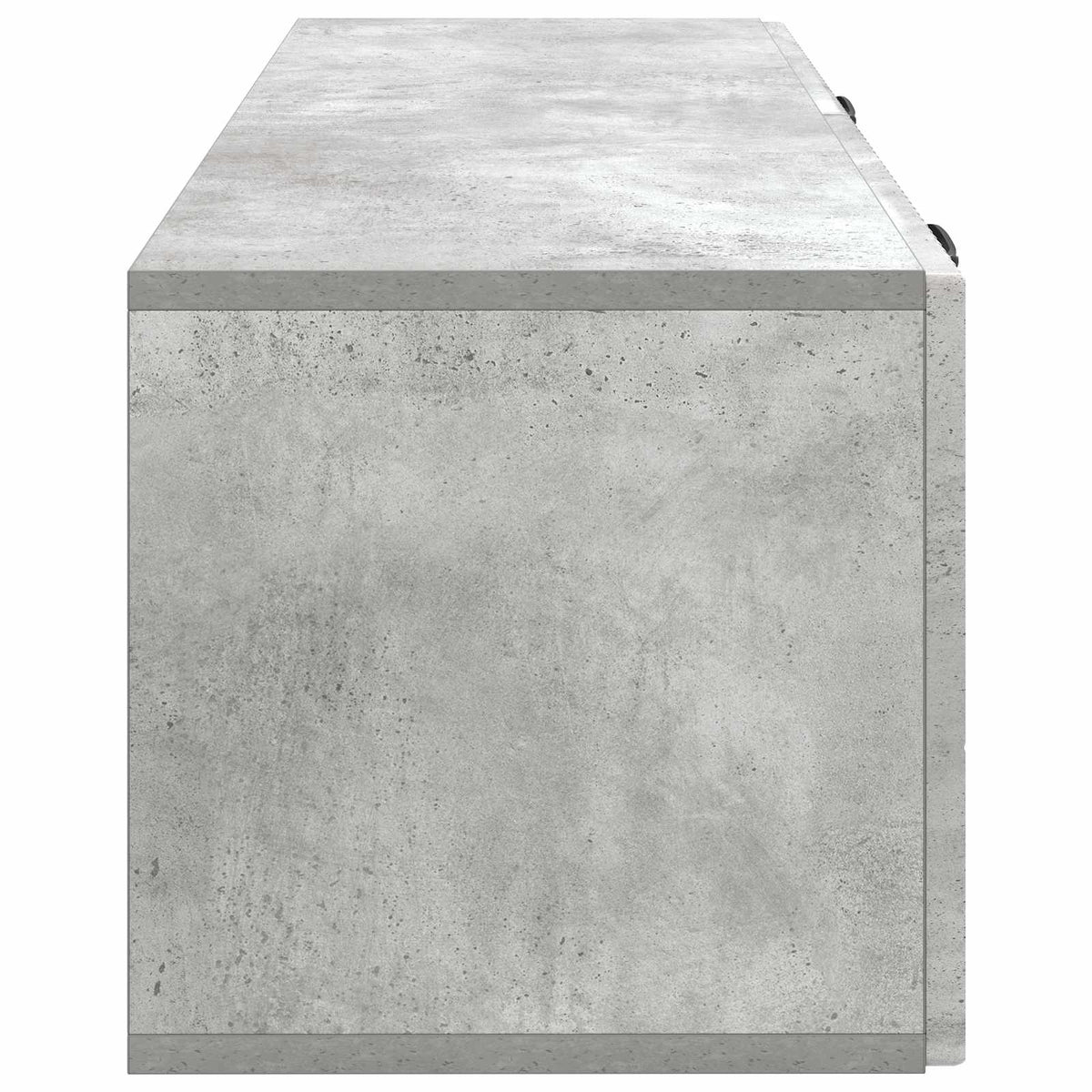 Wandmontierter TV-Schrank Betongrau 98 x 31 x 30 cm