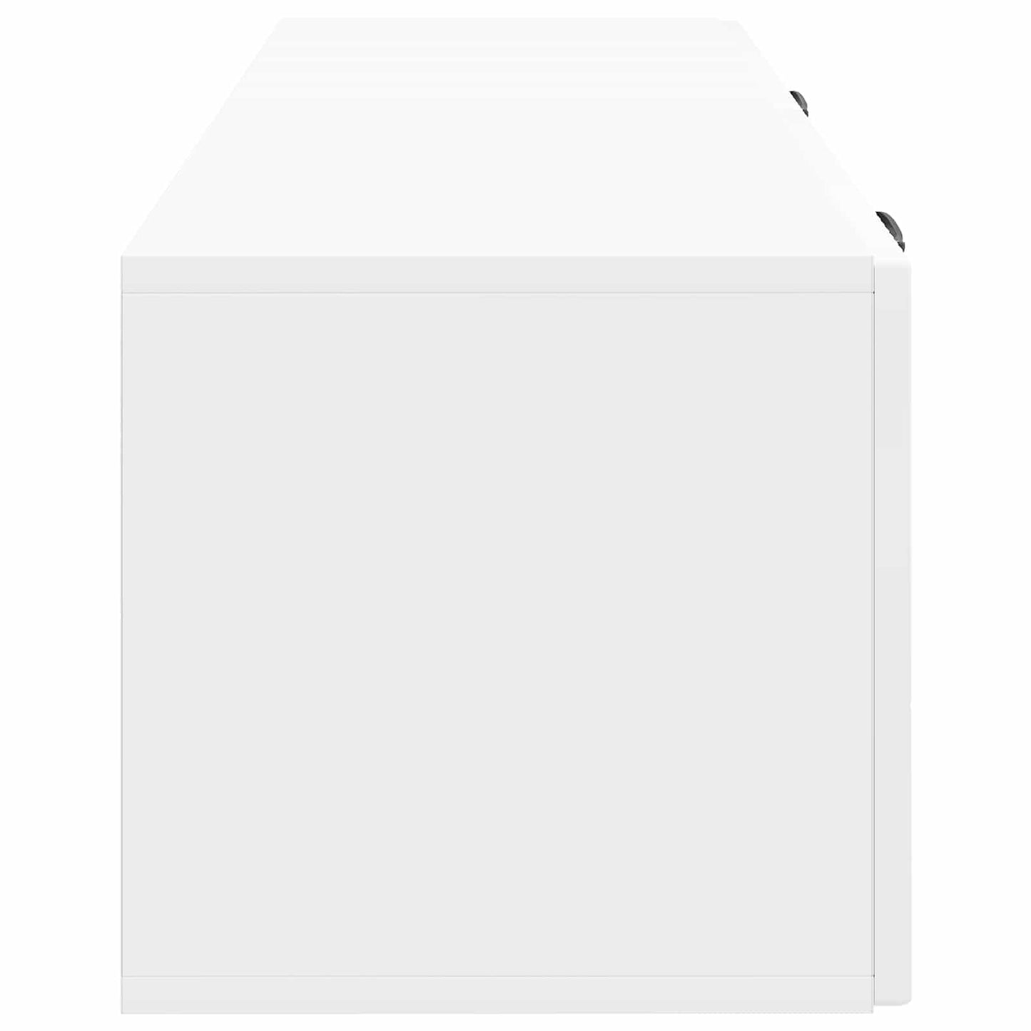 Wandmontierter TV-Schrank Hochglanz Weiß 98 x 31 x 30 cm