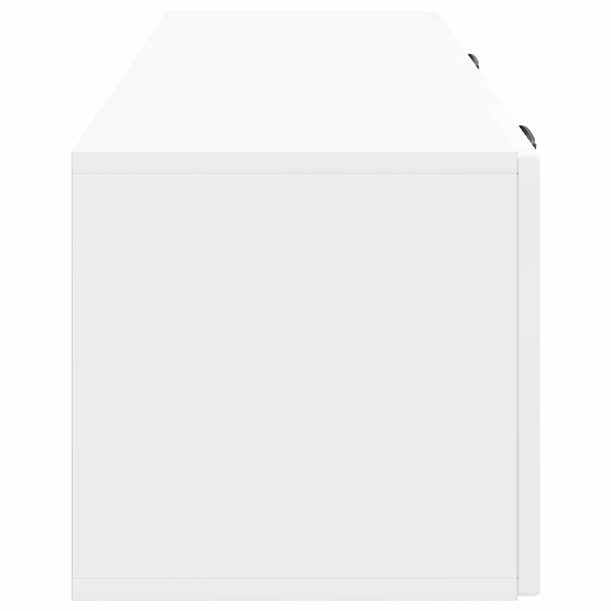 Wandmontierter TV-Schrank Hochglanz Weiß 98 x 31 x 30 cm