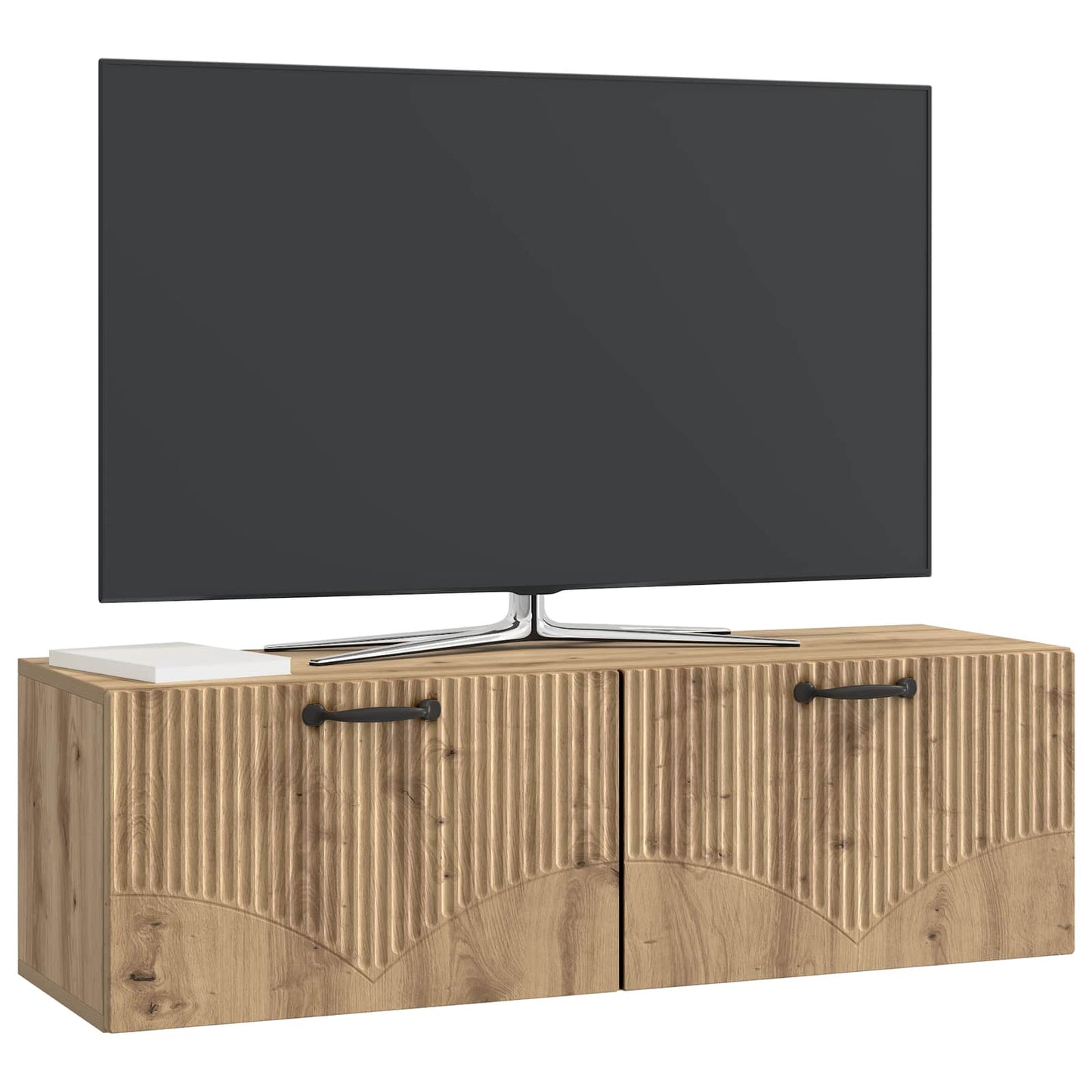 Wandmontierter TV-Schrank 98 x 31 x 30 cm Artisan-Eiche