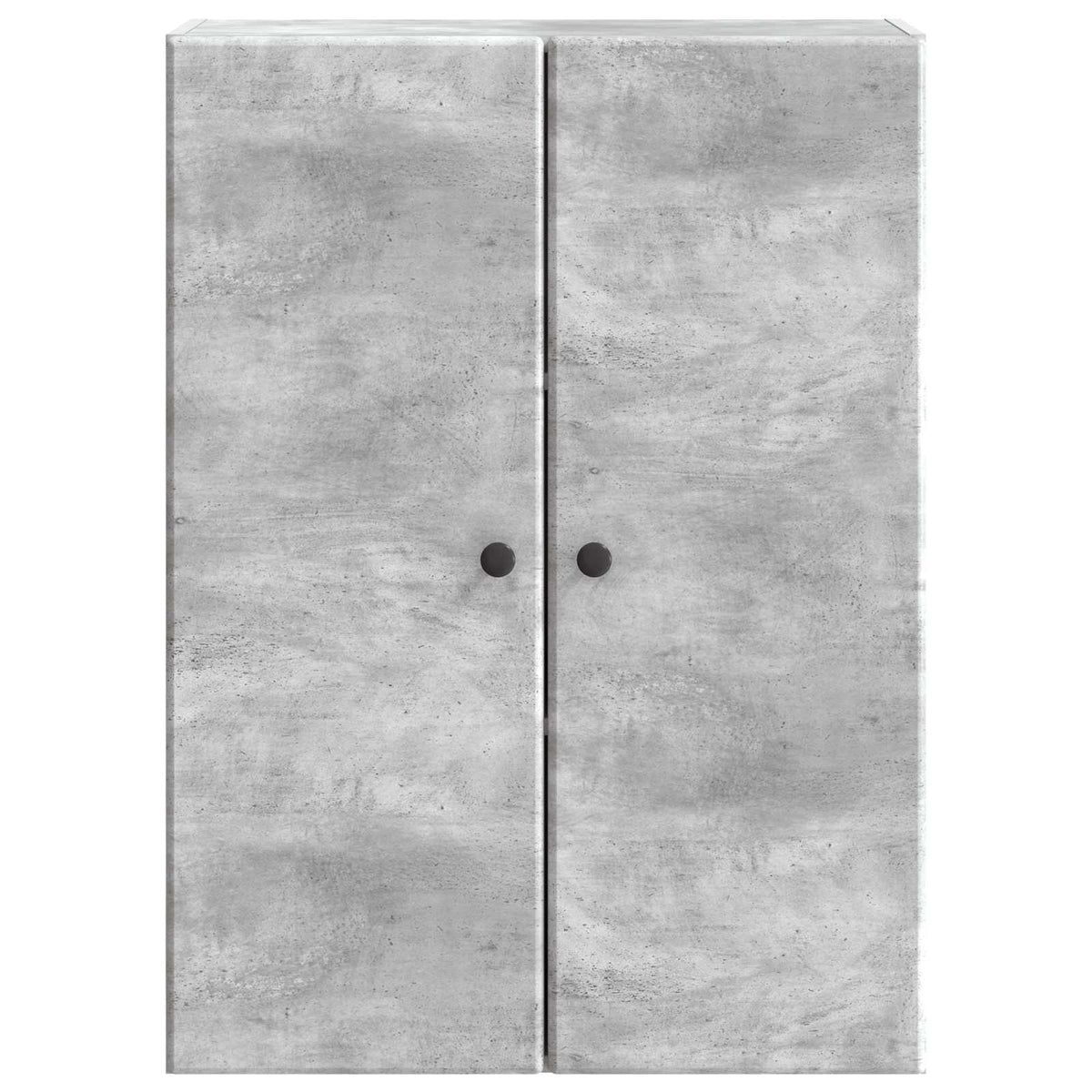 Wandschrank 66 x 34,5 x 90 cm Holzwerkstoff Betongrau
